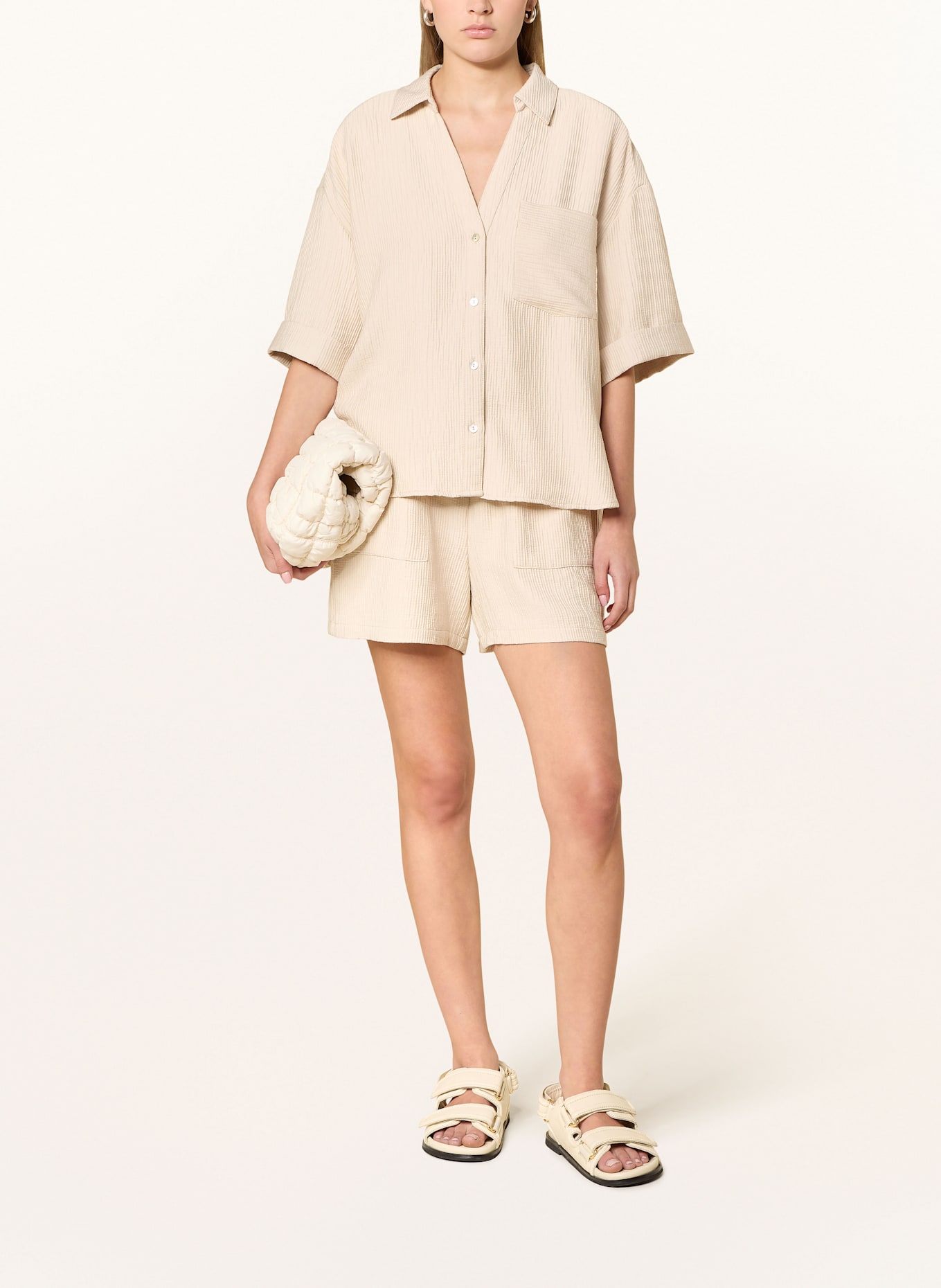 OPUS Bluse FIORA: CREME