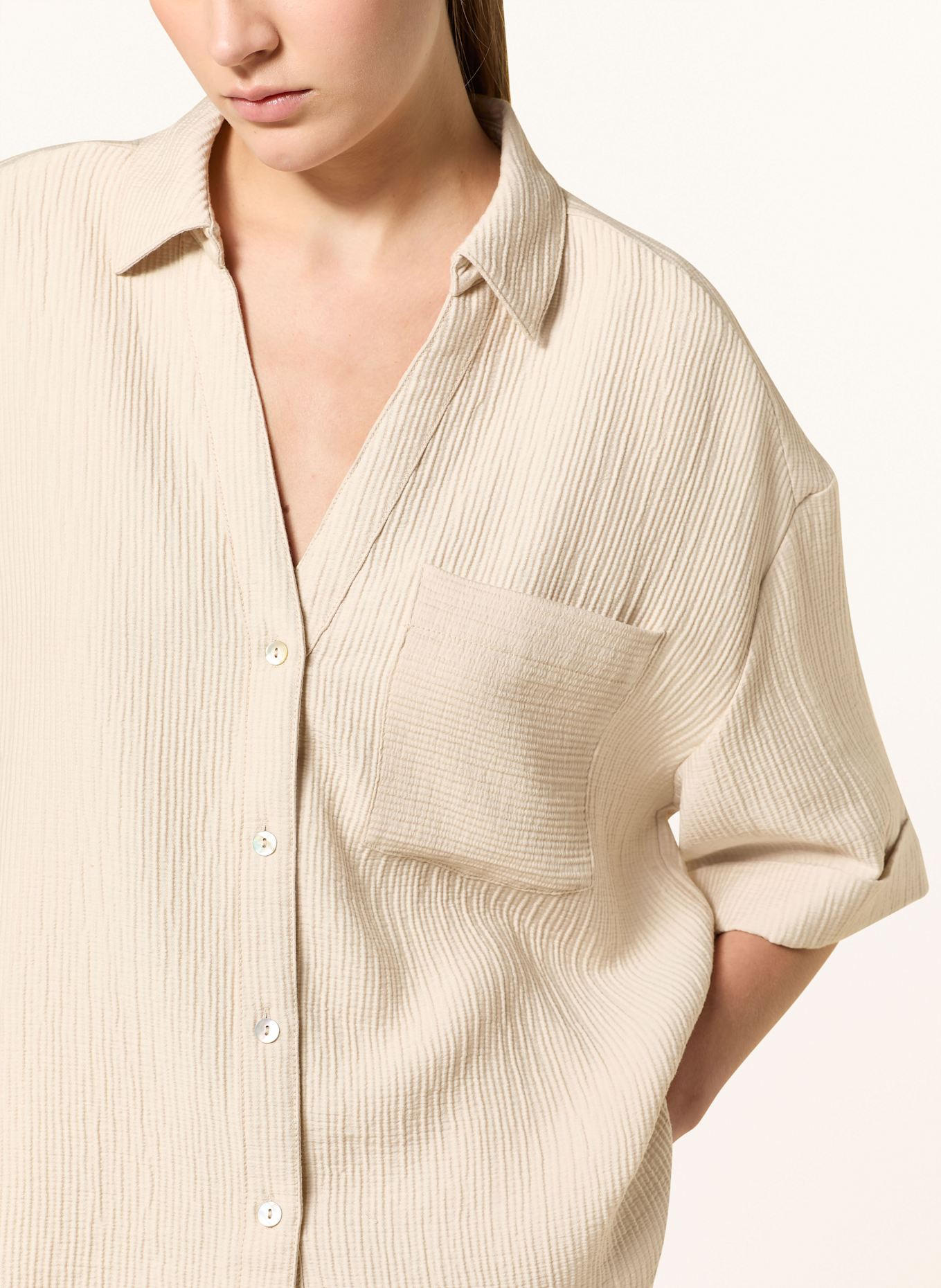 OPUS Bluse FIORA: CREME