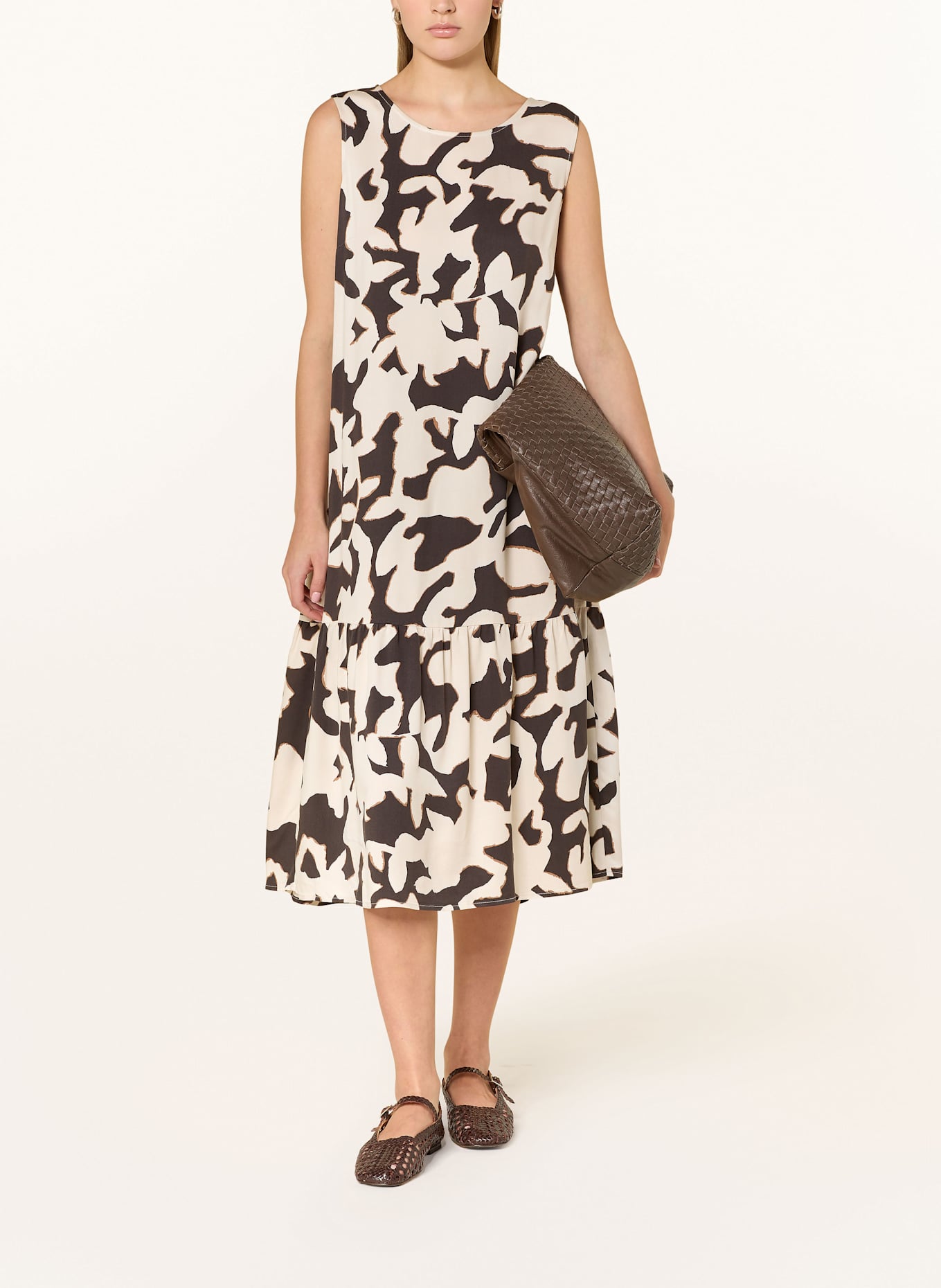 OPUS Kleid WICY: BRAUN/ ECRU
