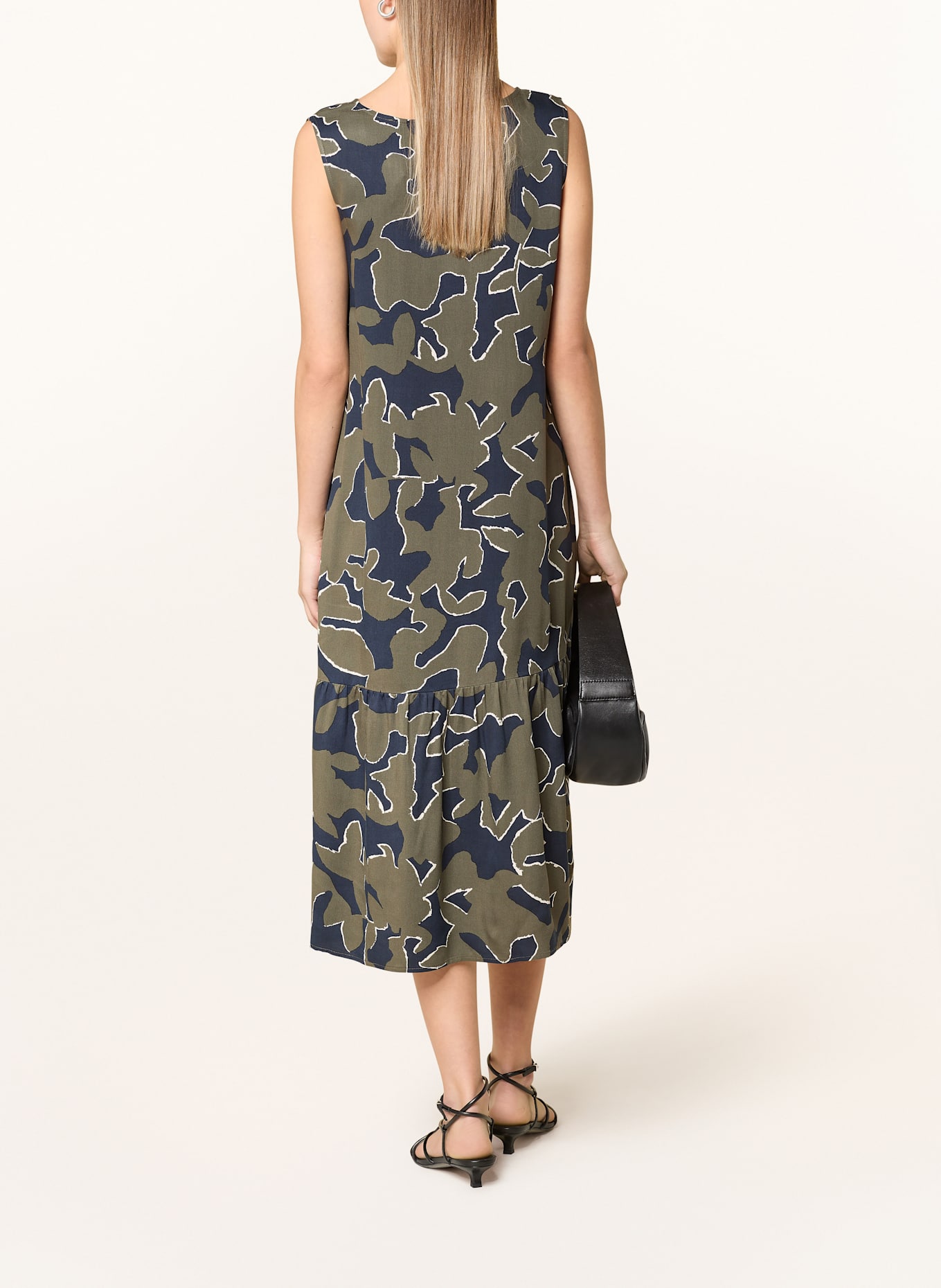 OPUS Kleid WICY: DUNKELBLAU/ OLIV