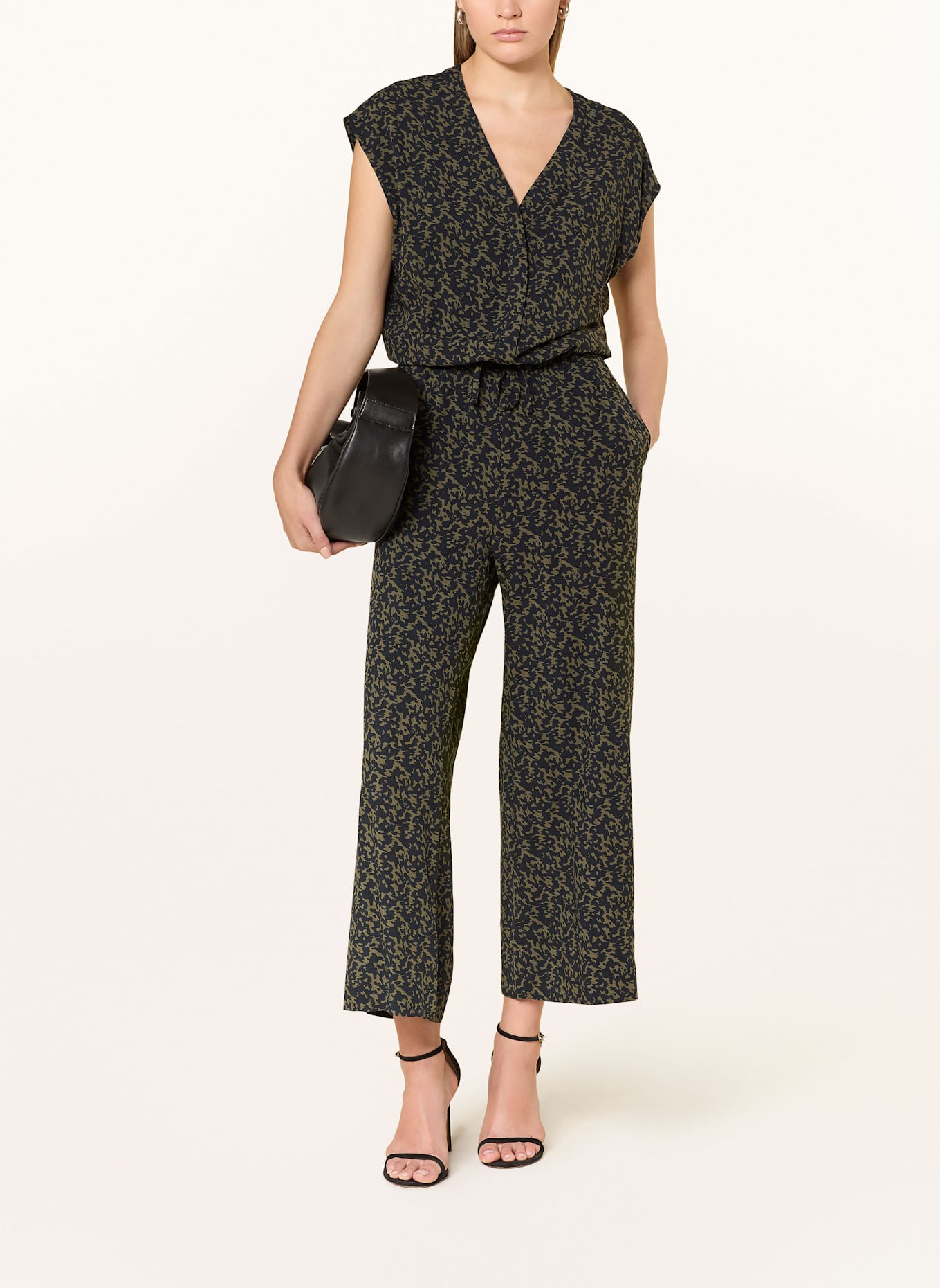 OPUS Jumpsuit MONELI: DUNKELBLAU/ OLIV