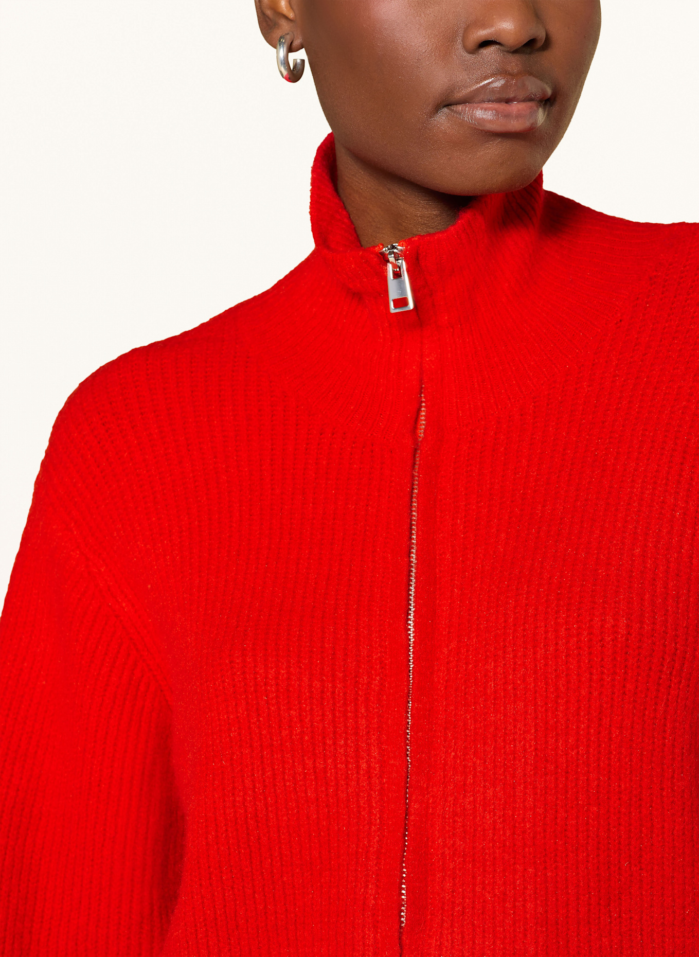 ICHI Fleecejacke IHDUCIE: ROT