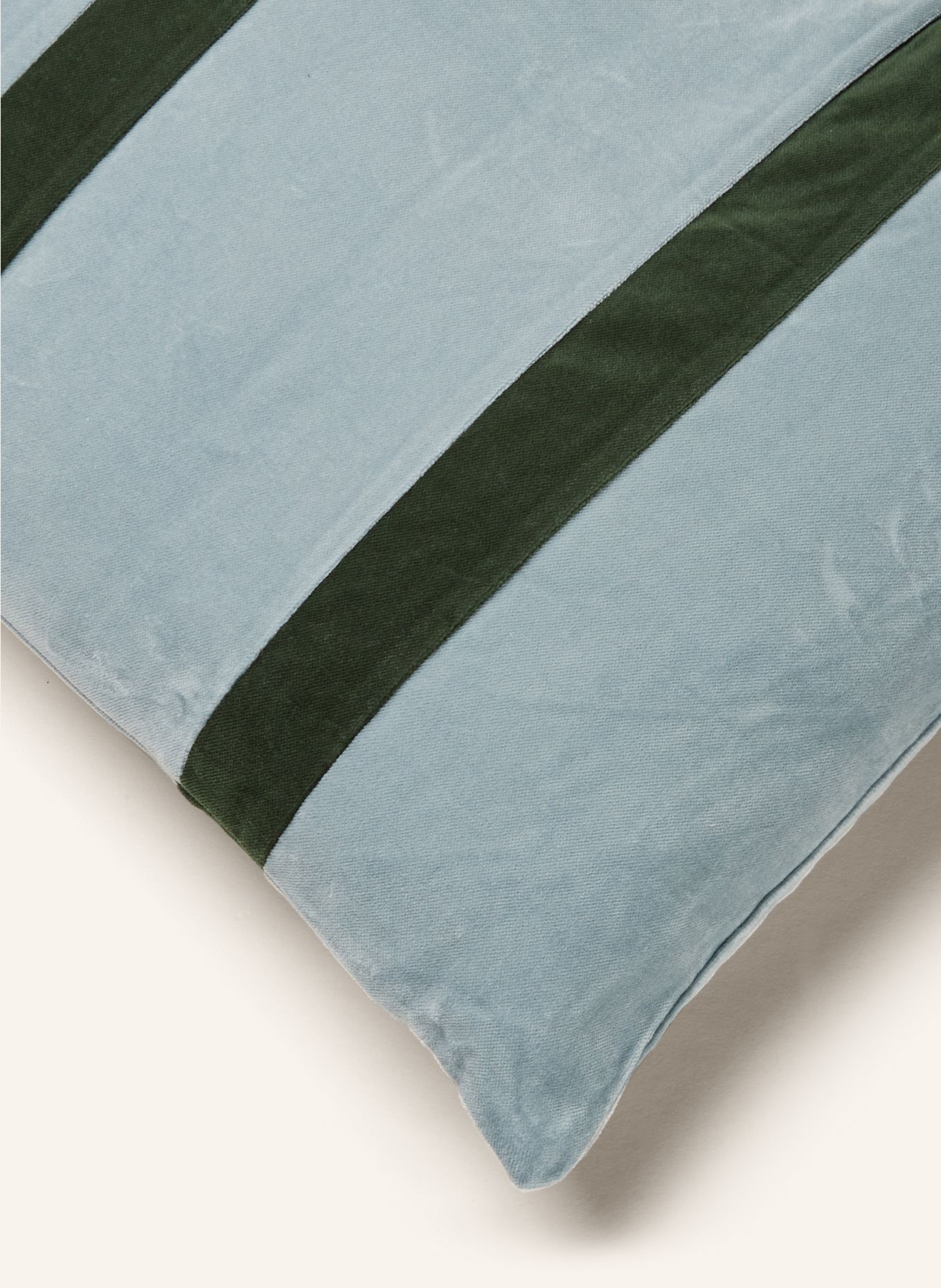 ESSENZA Poduszka dekoracyjna ISOLE CUSHION: JASNONIEBIESKI/ ZIELONY