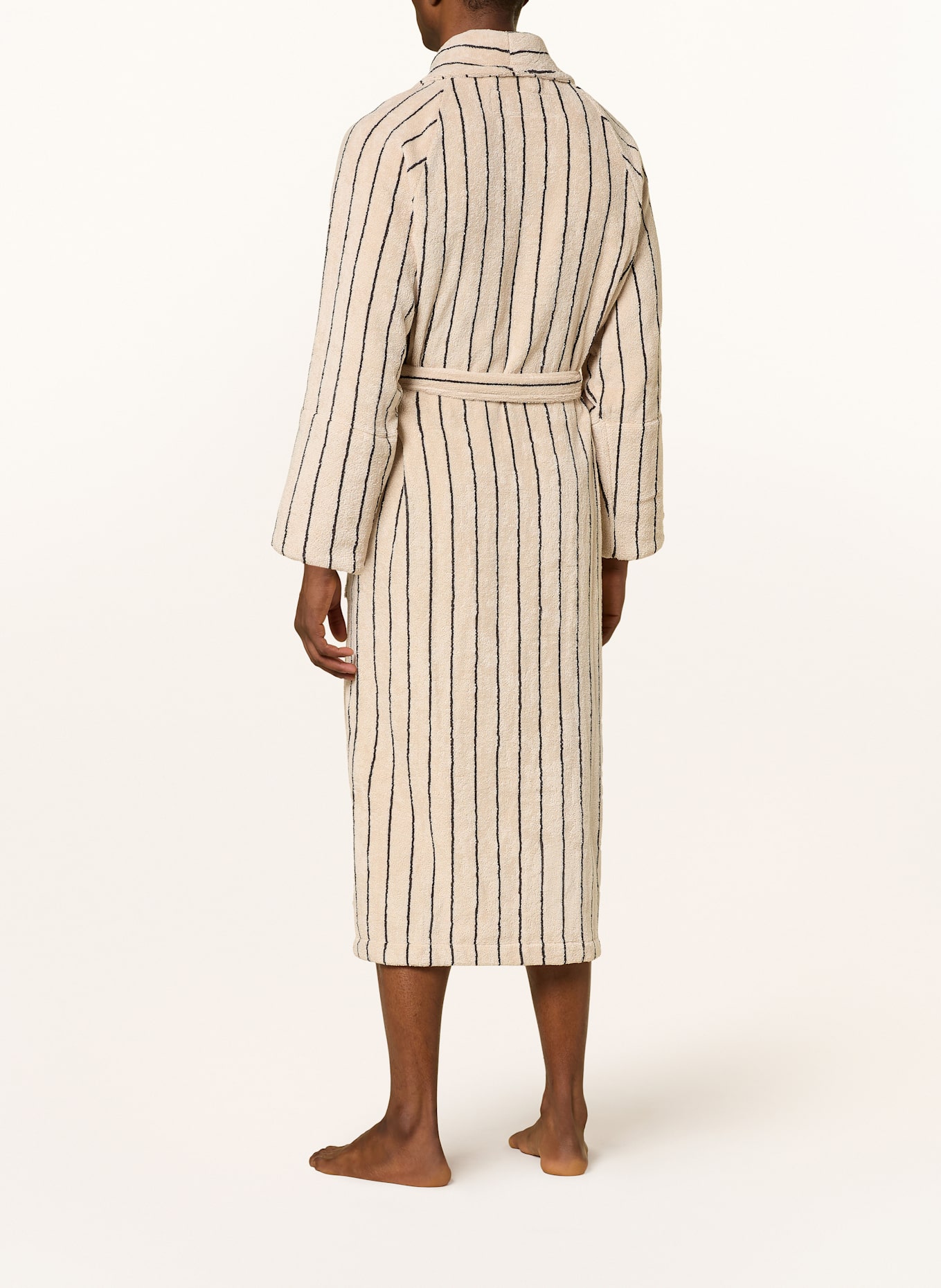 BONGUSTA Peignoir unisexe NARAM: BEIGE/ NOIR