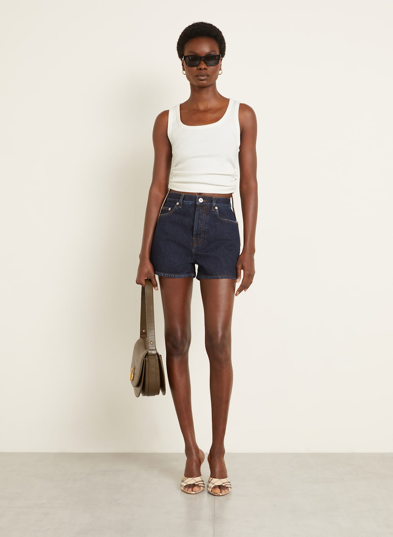 BURBERRY Top: ECRU