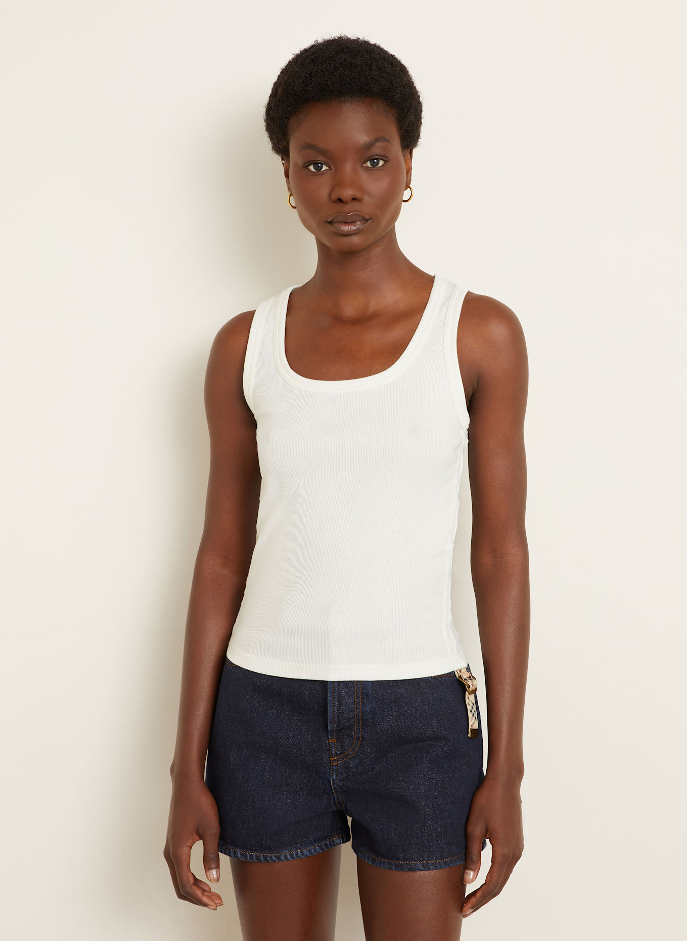 BURBERRY Top: ECRU