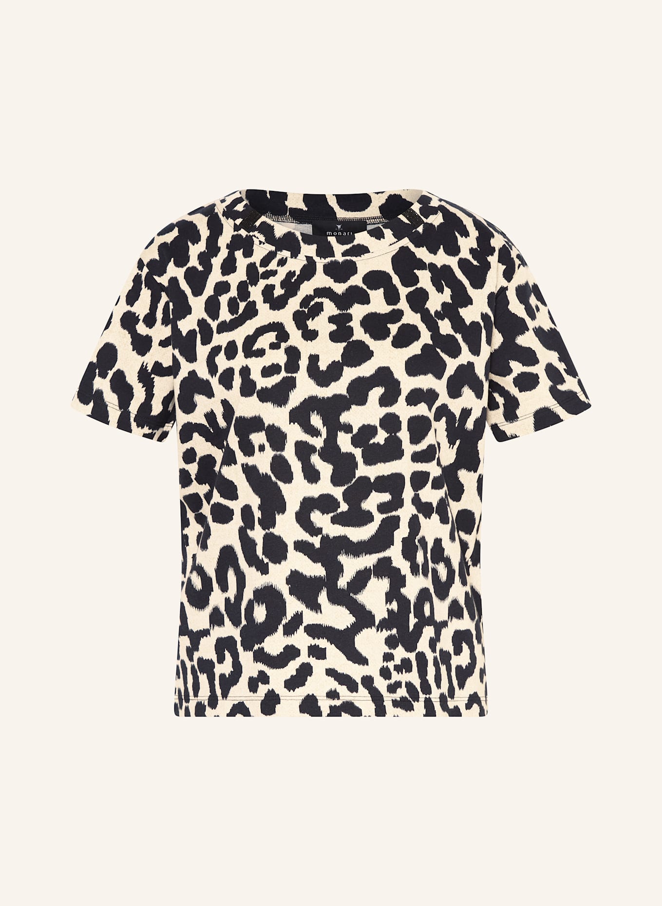 monari T-Shirt: SCHWARZ/ BEIGE