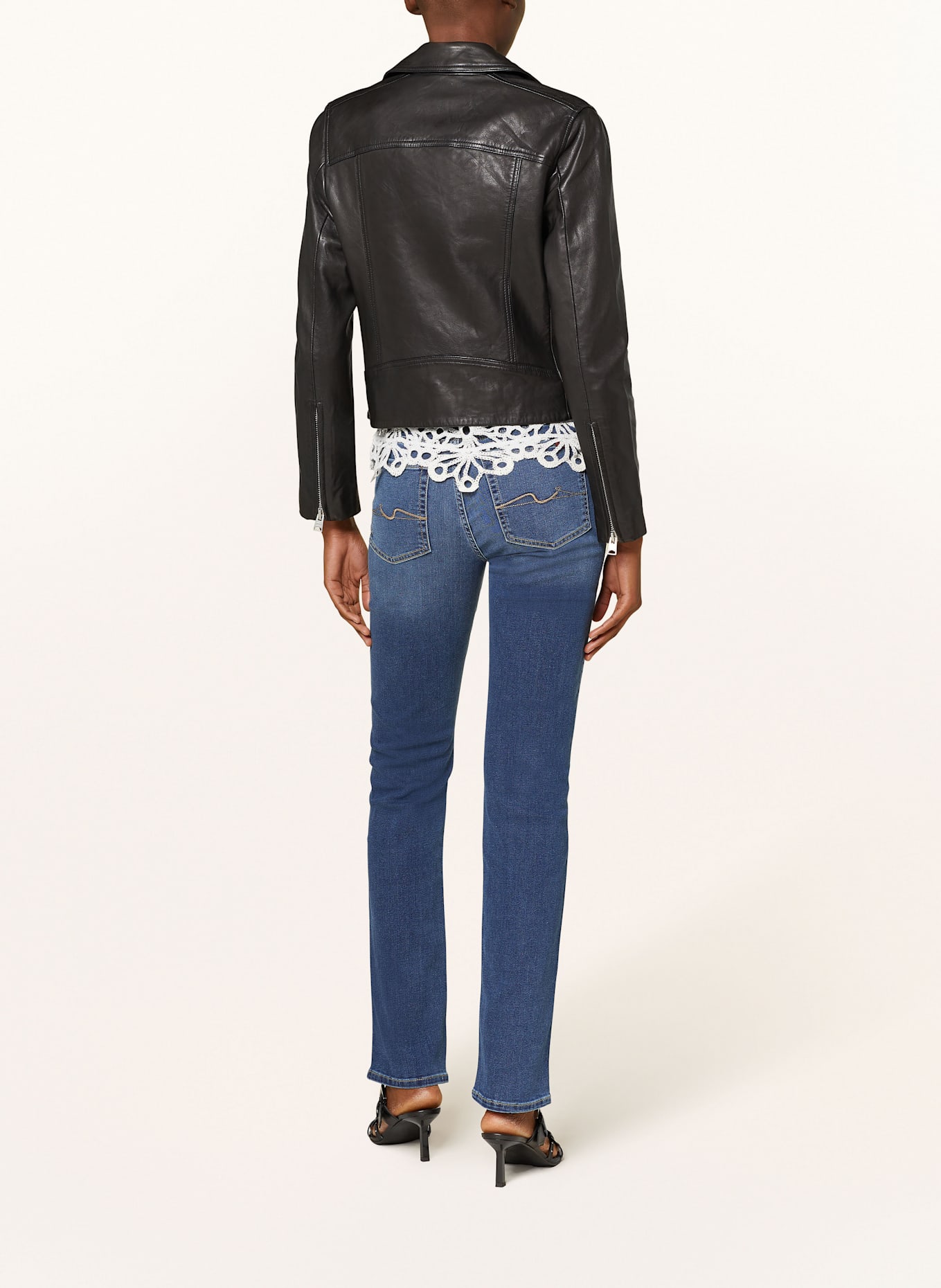7 for all mankind womens lanston sport grey leggings STRAIGHT: DUC Duchess