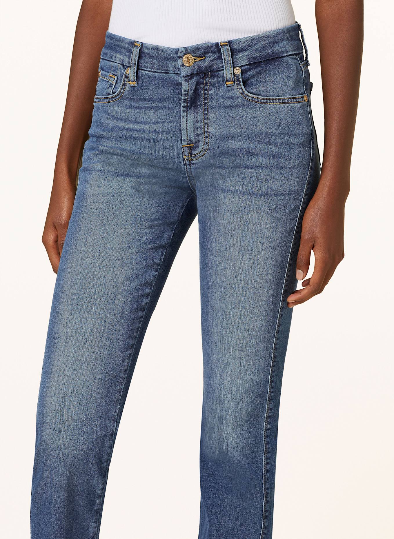 7 for all mankind womens lanston sport grey leggings STRAIGHT: DUC Duchess
