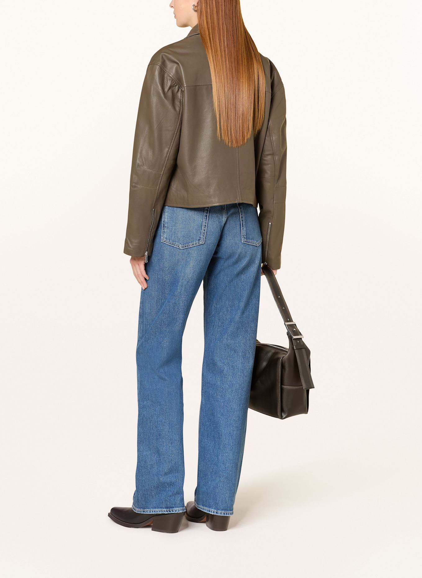 7 PAUL SMITH wide-leg wool Bermuda shorts Blue Straight džíny TESS TROUSER: EPR Explorer
