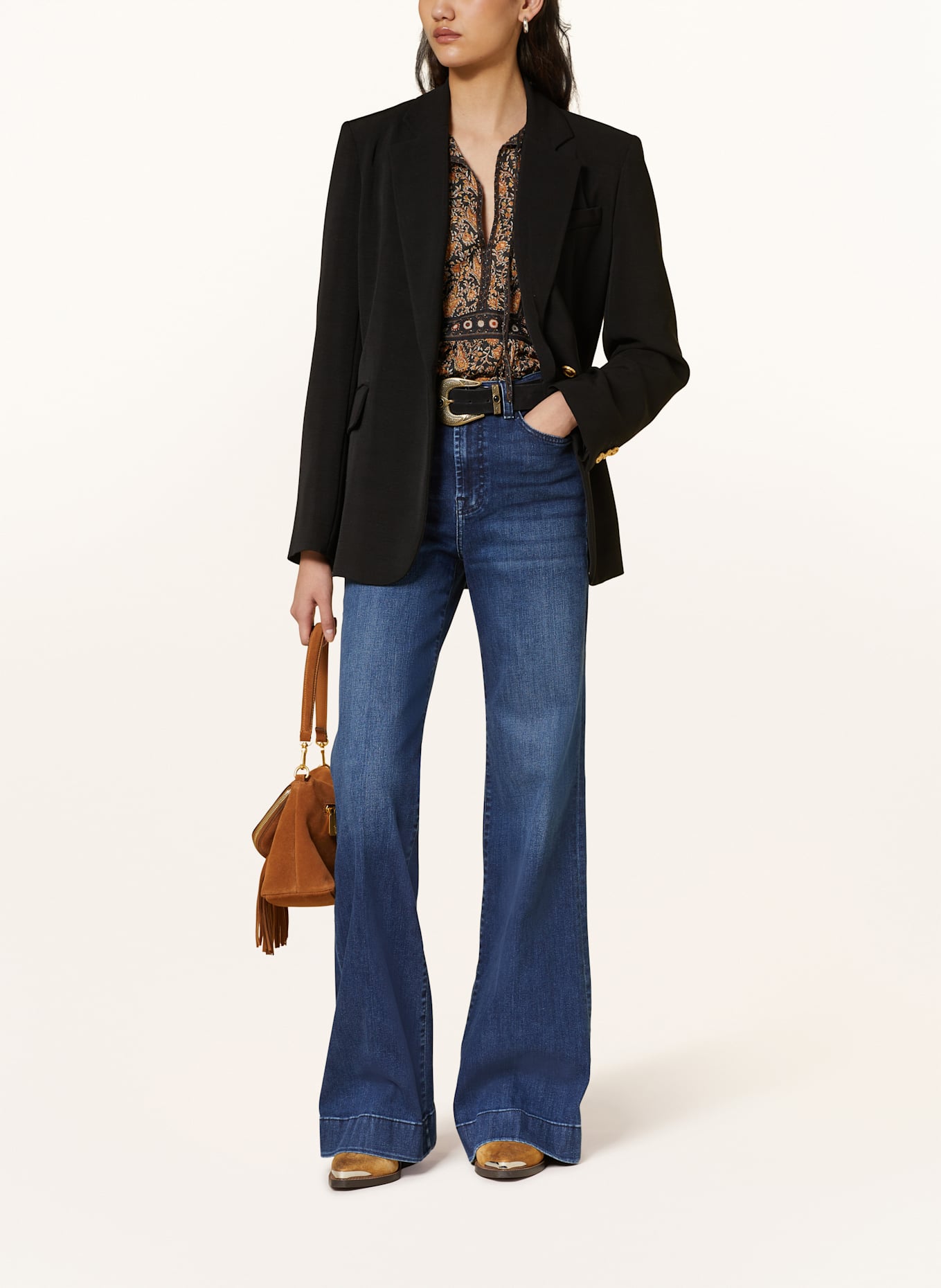 7 for all mankind Flared Jeans MODERN DOJO: SOO Soho Dark