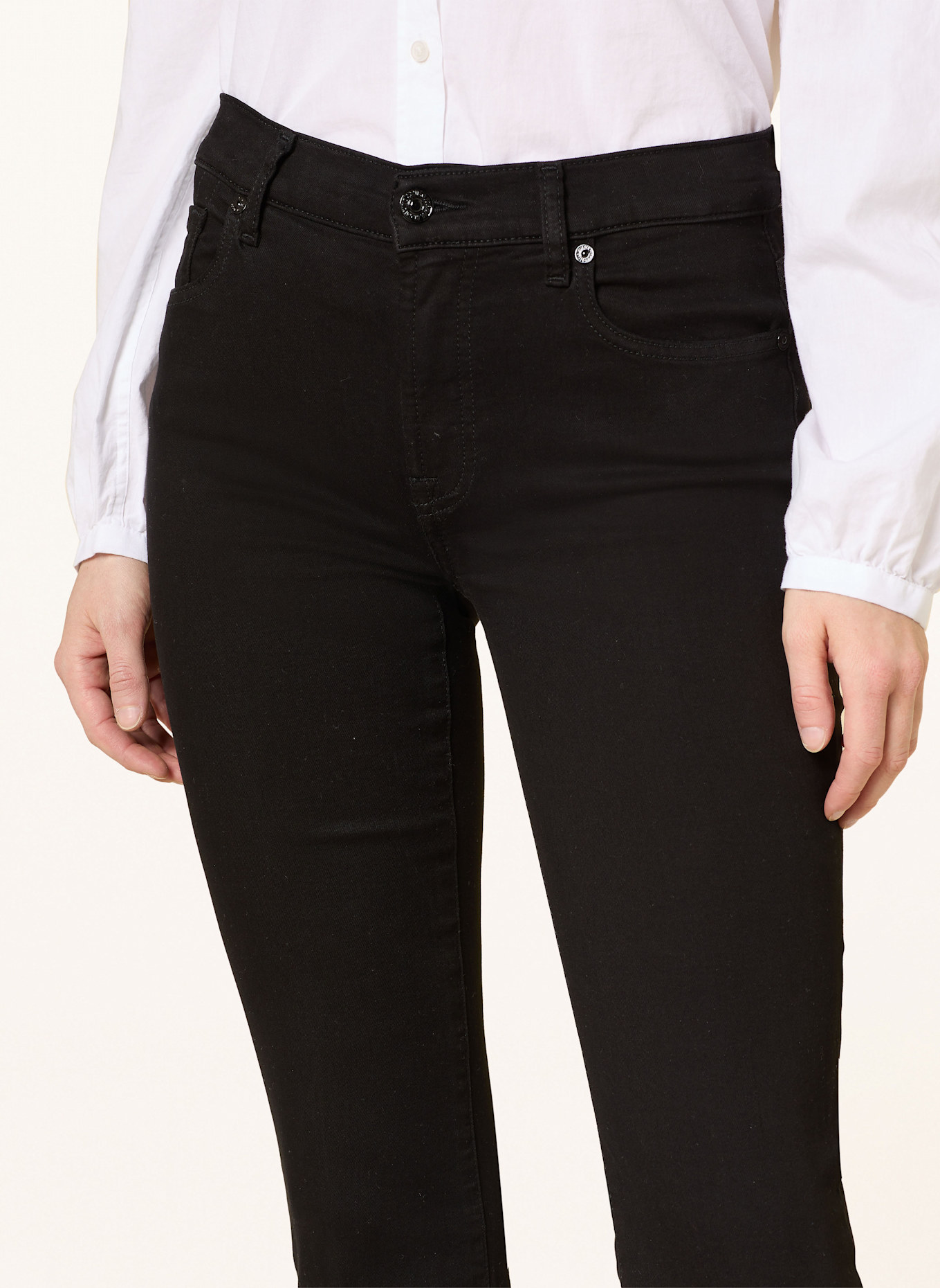 7 Bootcut džíny TROPEA Bootcut džíny BOOTCUT: ČERNÁ