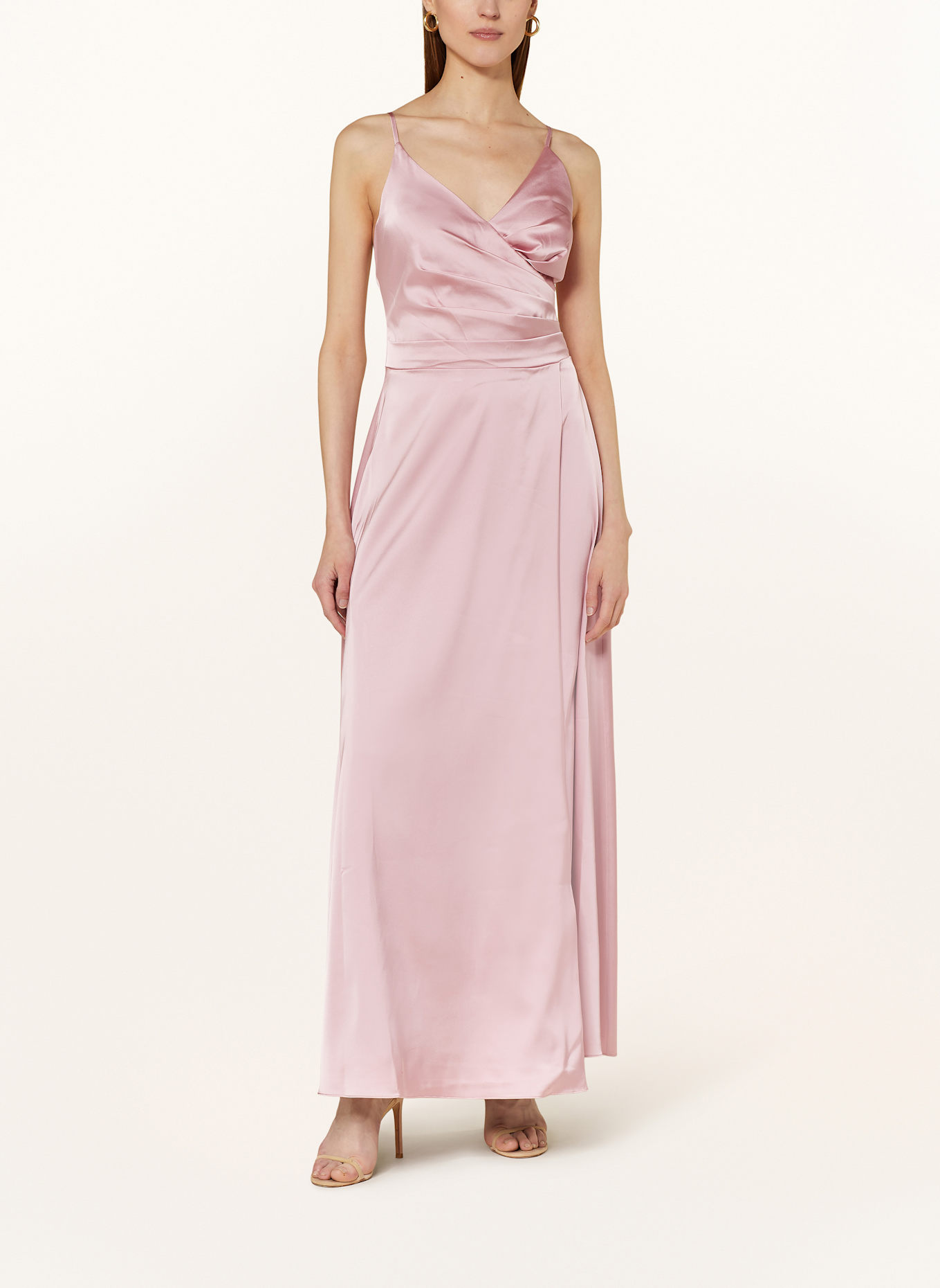 APART Abendkleid in Wickeloptik: ALTROSA