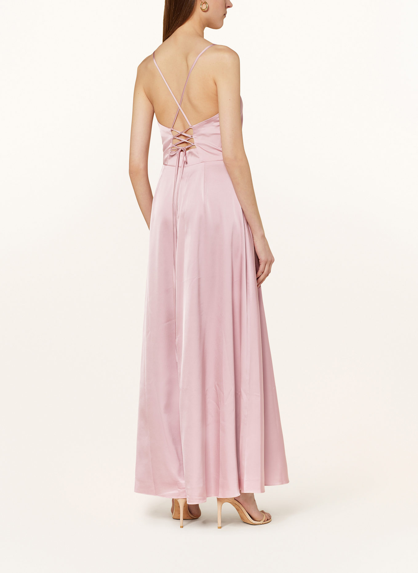 APART Abendkleid in Wickeloptik: ALTROSA