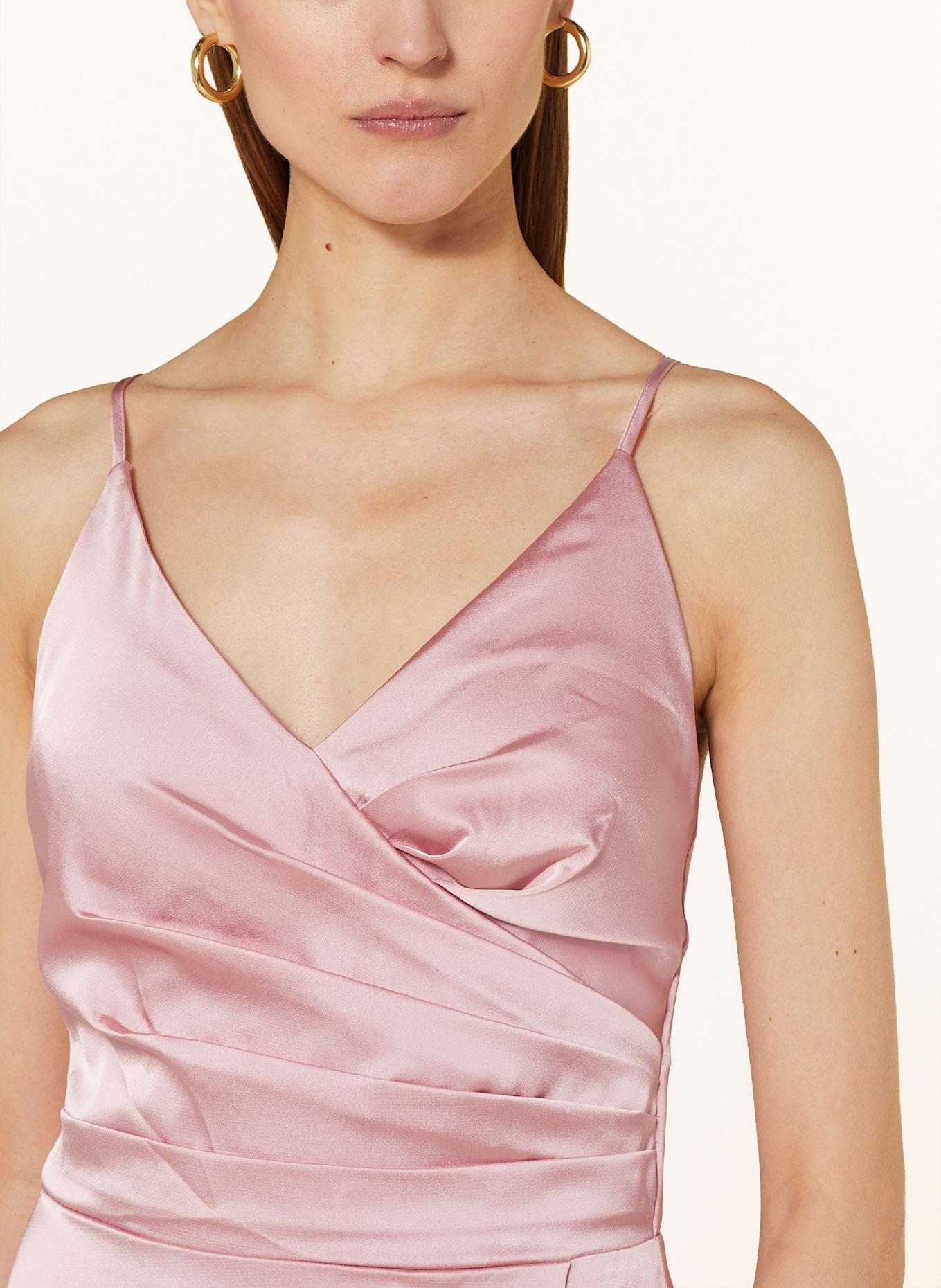APART Abendkleid in Wickeloptik: ALTROSA