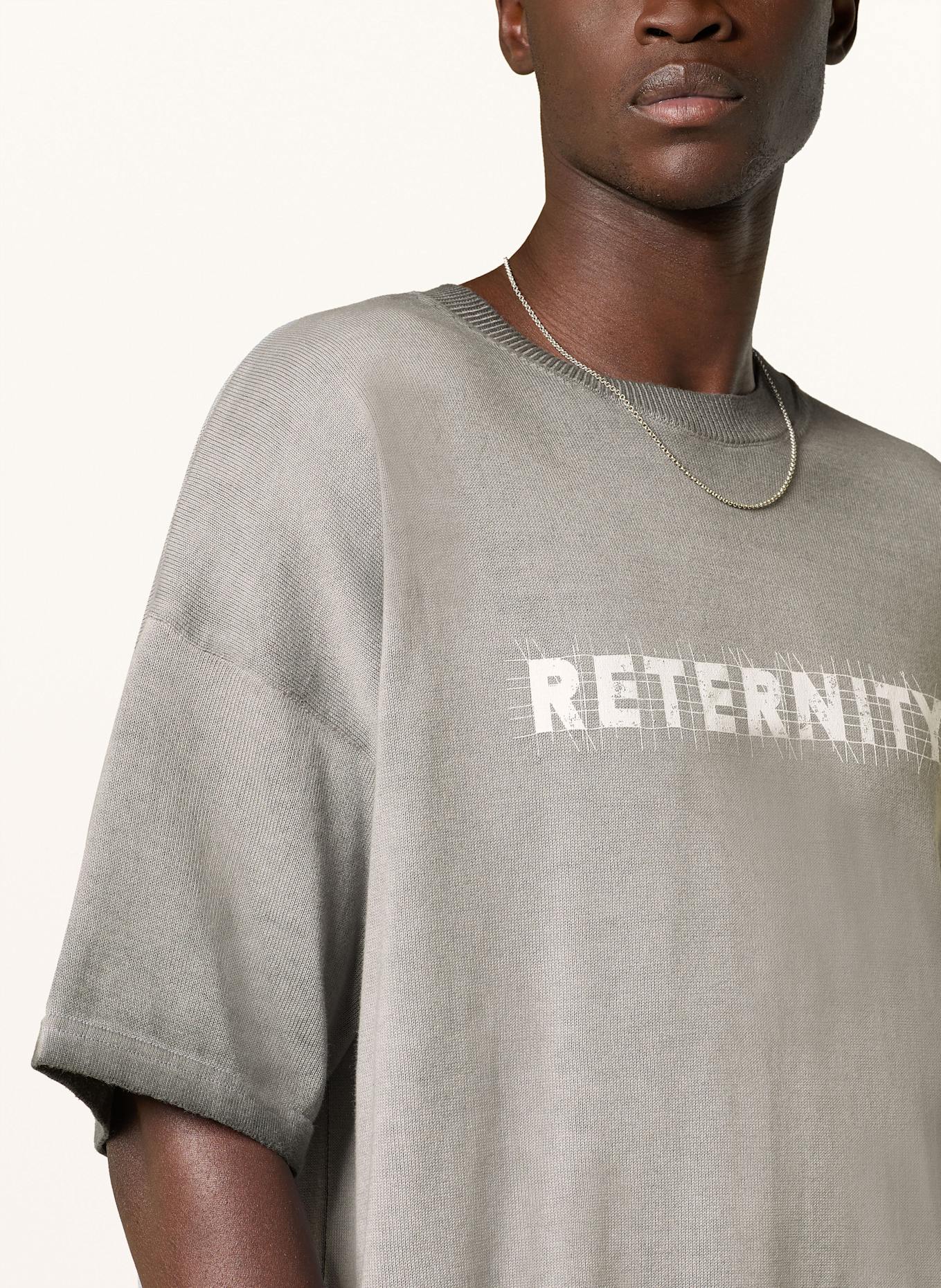 RETERNITY Strickshirt: GRAU