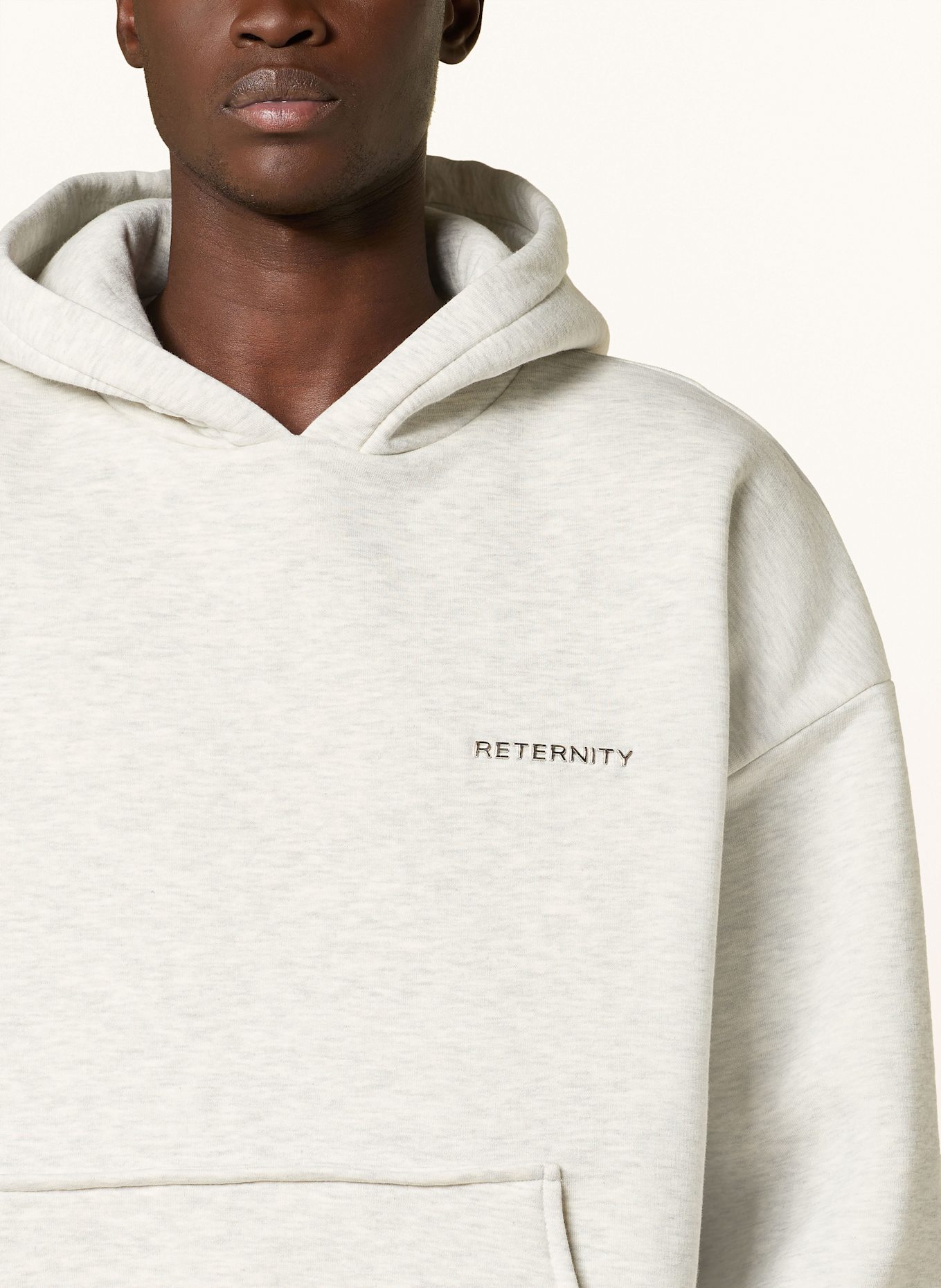 RETERNITY Bluza z kapturem ÉVO: JASNOCZARY