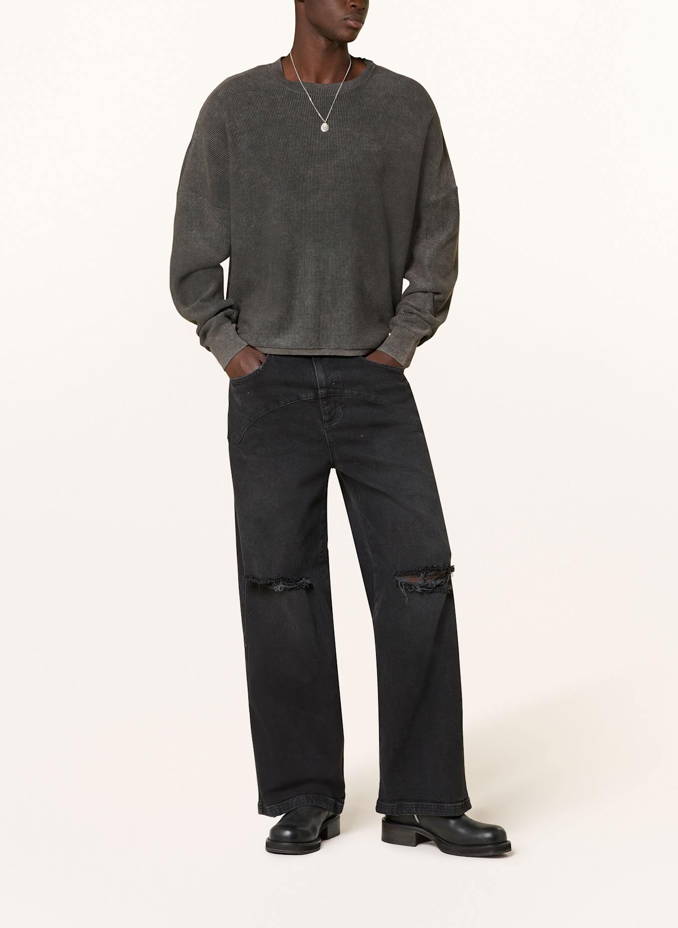 RETERNITY Jeans coupe classique: WASHED BLACK