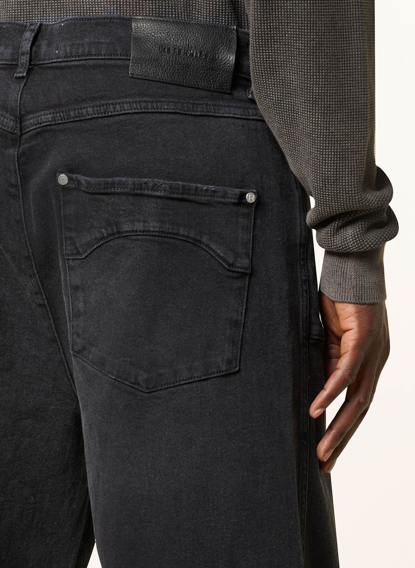 RETERNITY Jeans coupe classique: WASHED BLACK