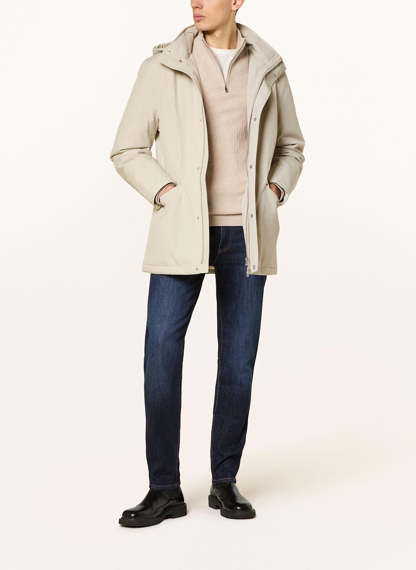 REISS Parka: HELLGRAU