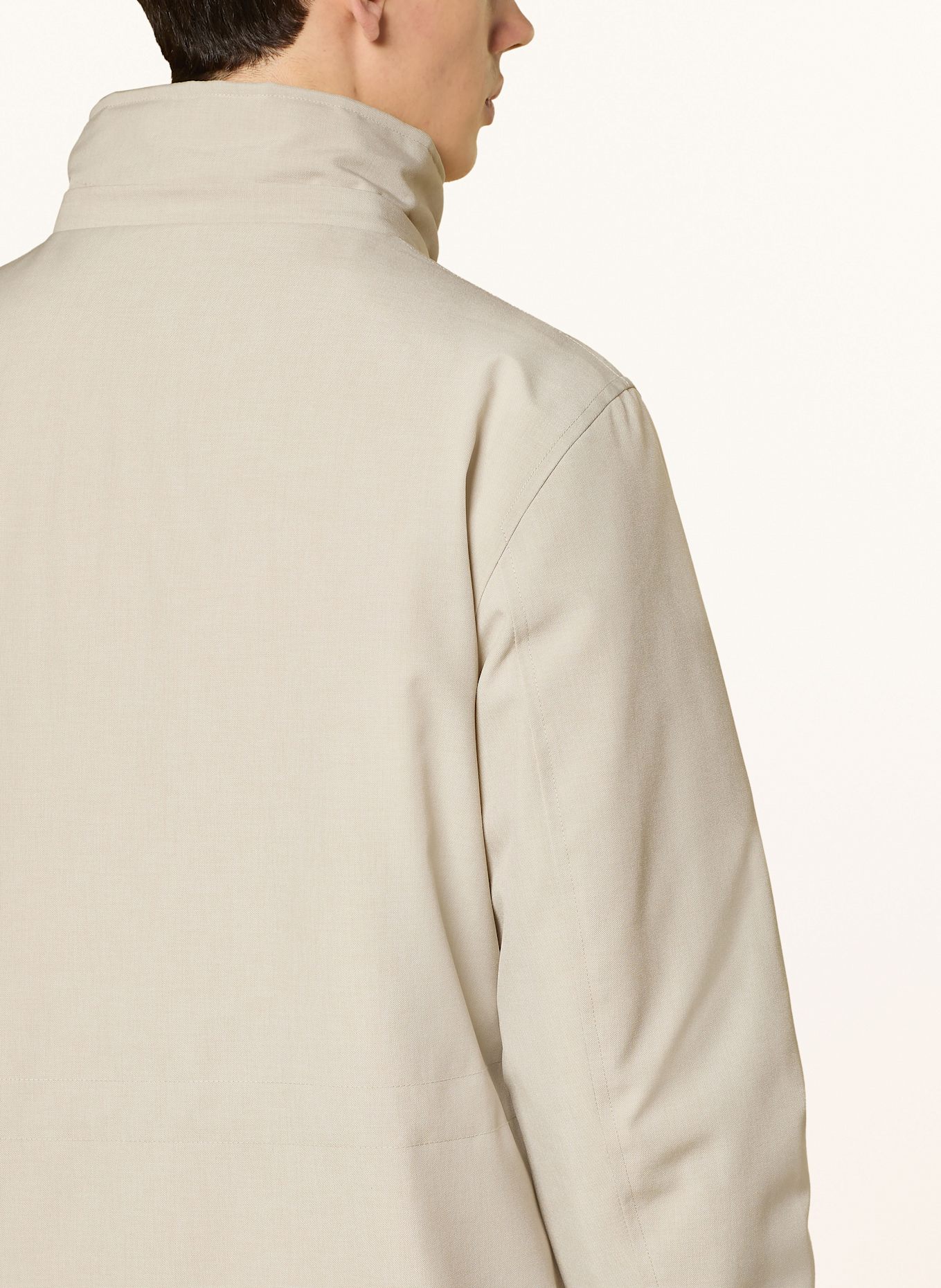 REISS Parka: HELLGRAU