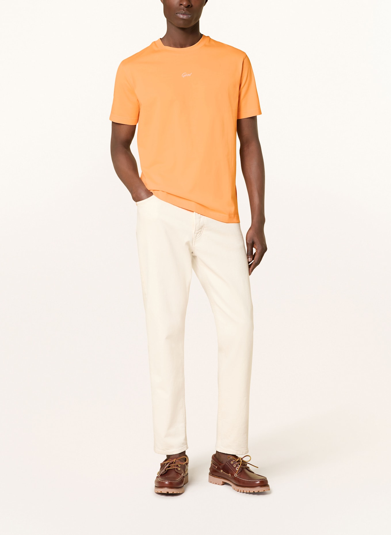 GANT T-Shirt: HELLORANGE