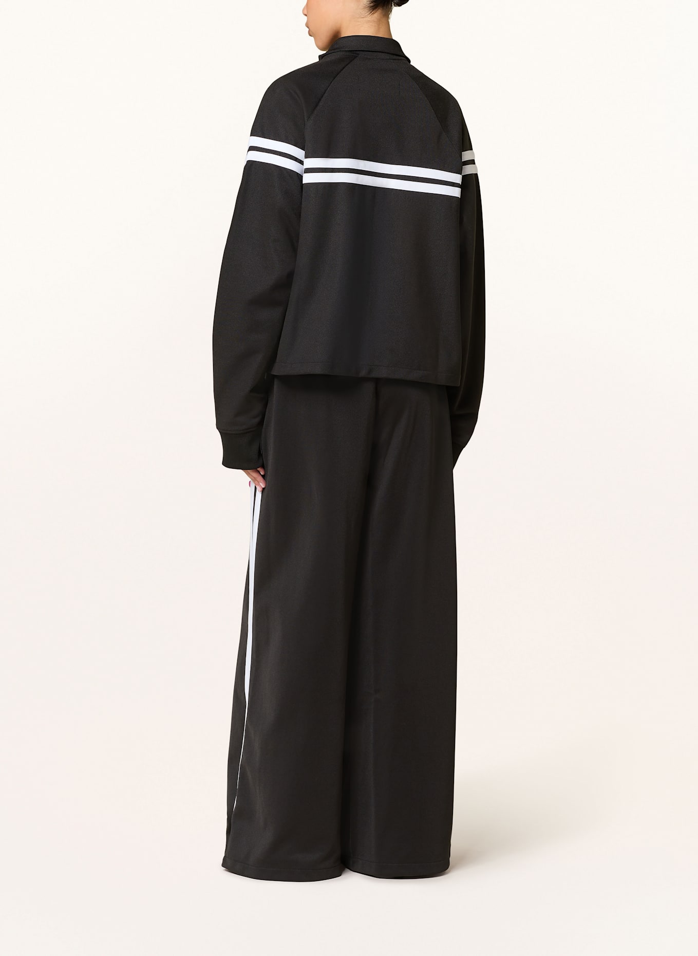 black palms Bluzon HERITAGE: CZARNY / BIAŁY