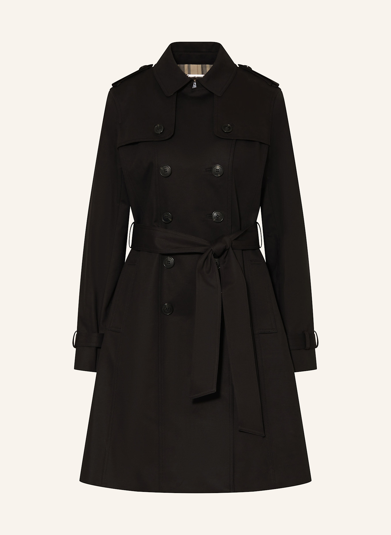 【海外限定】Hobbsトレンチコート☆Skylar Trench Coat, Black Skylar Shower Resistant Trench Coat | Hobbs UK |