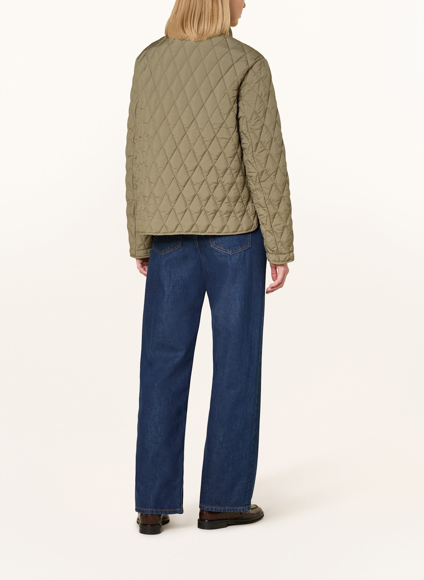 FUCHS SCHMITT Quilted Slim jacket: OLIVE