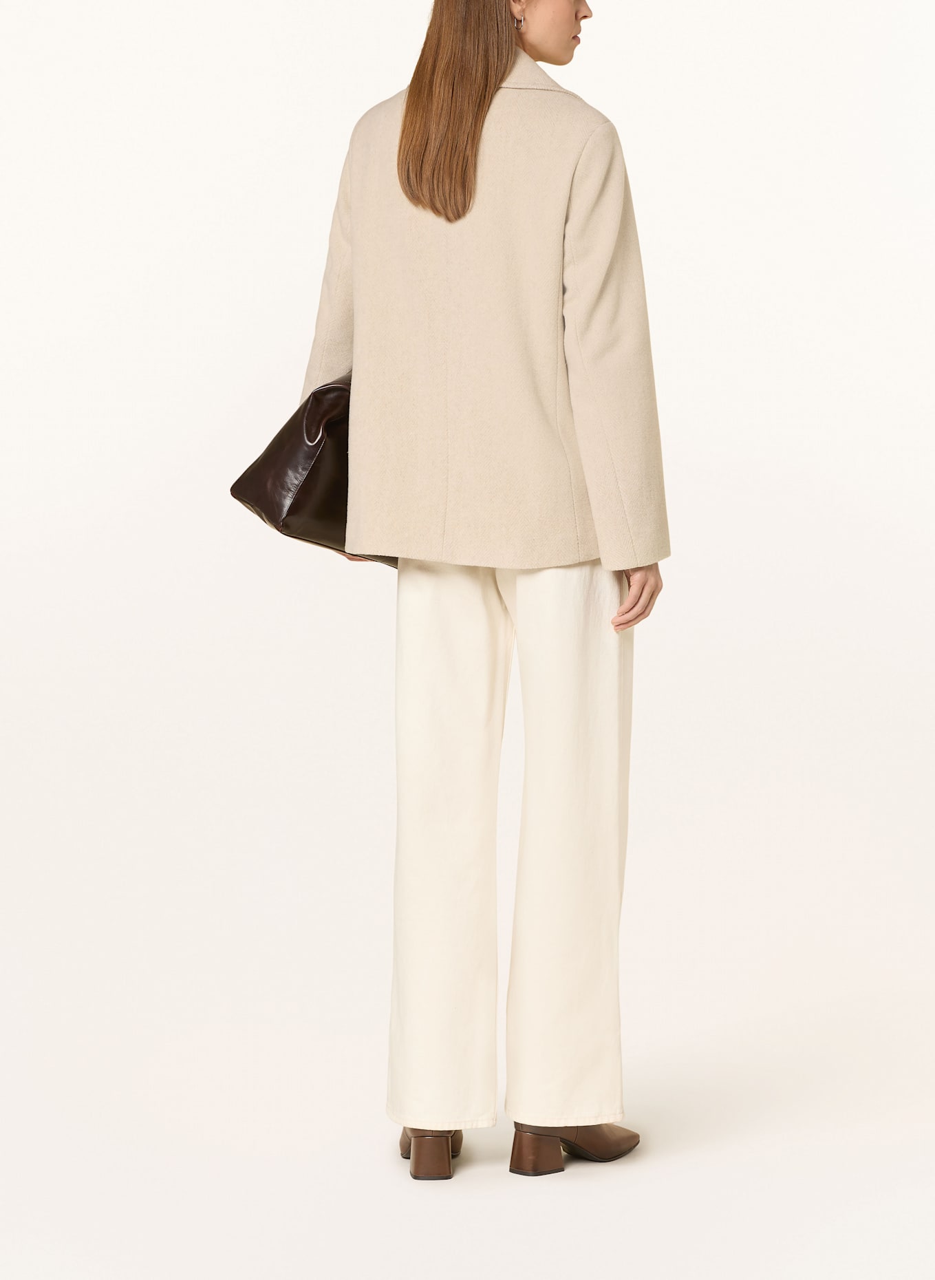 FUCHS SCHMITT Pea coat: BEIGE