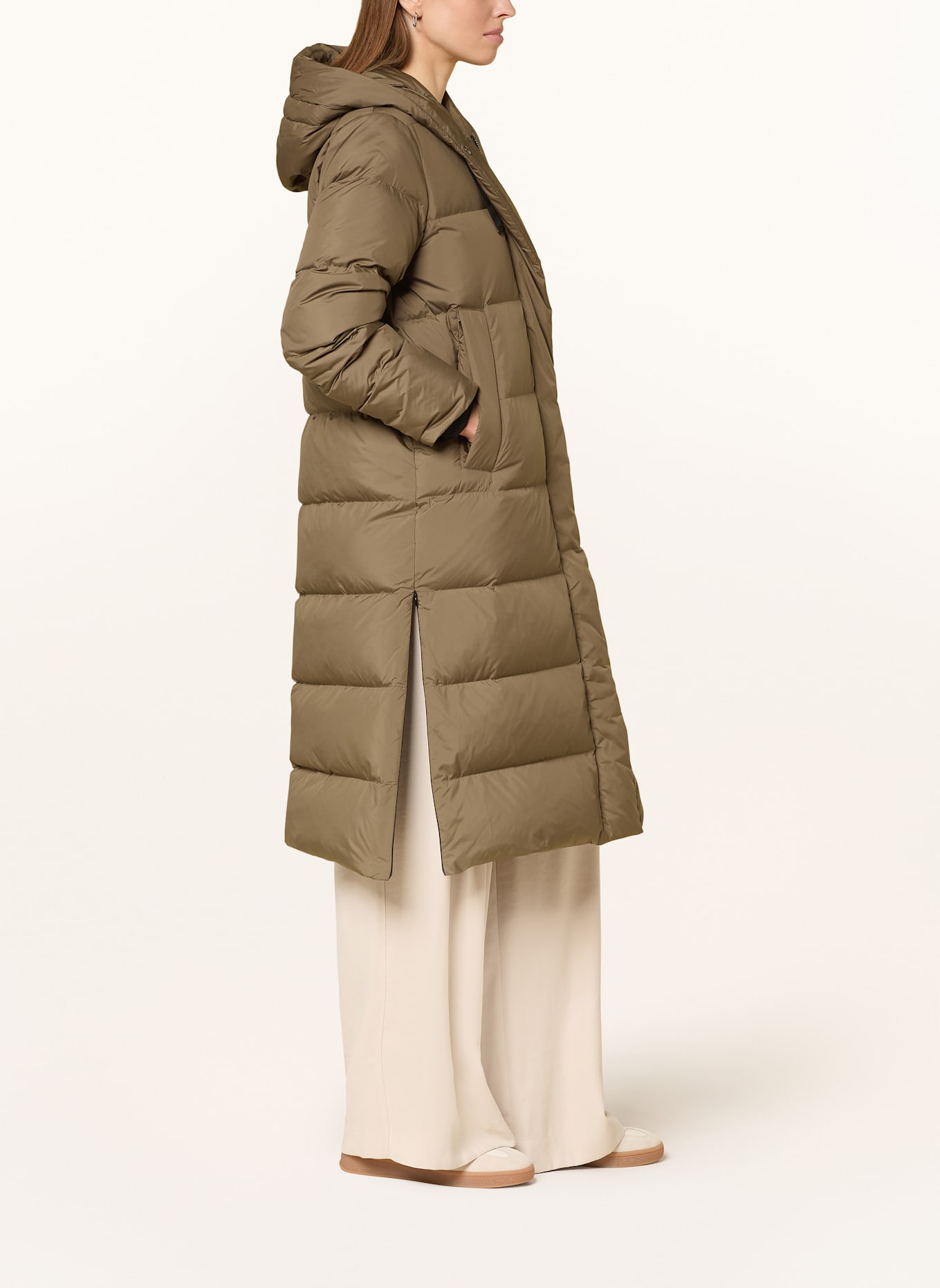 FUCHS SCHMITT Daunenmantel: KHAKI