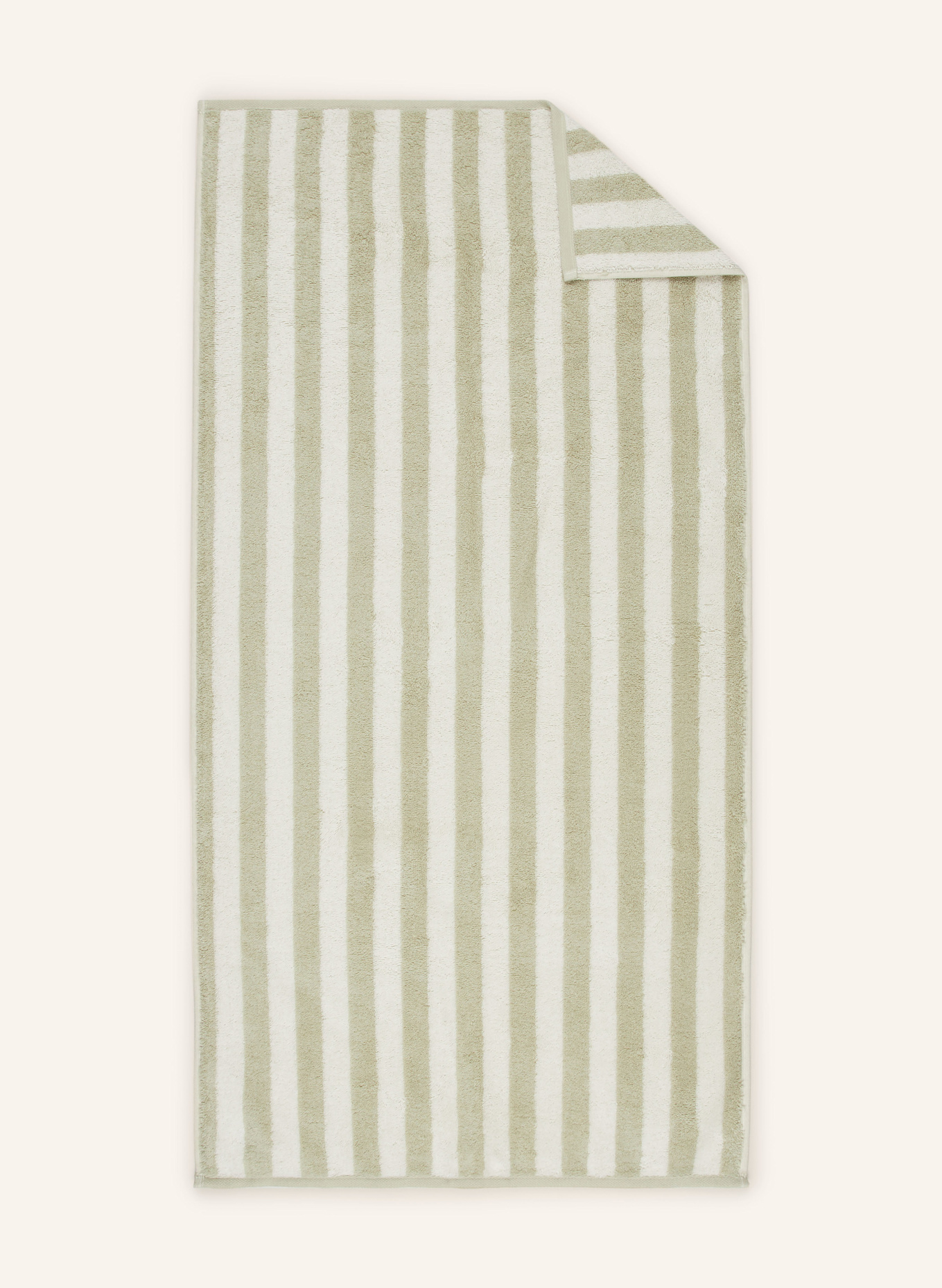 Cawö Serviette STUDIO: VERT CLAIR / CRÈME