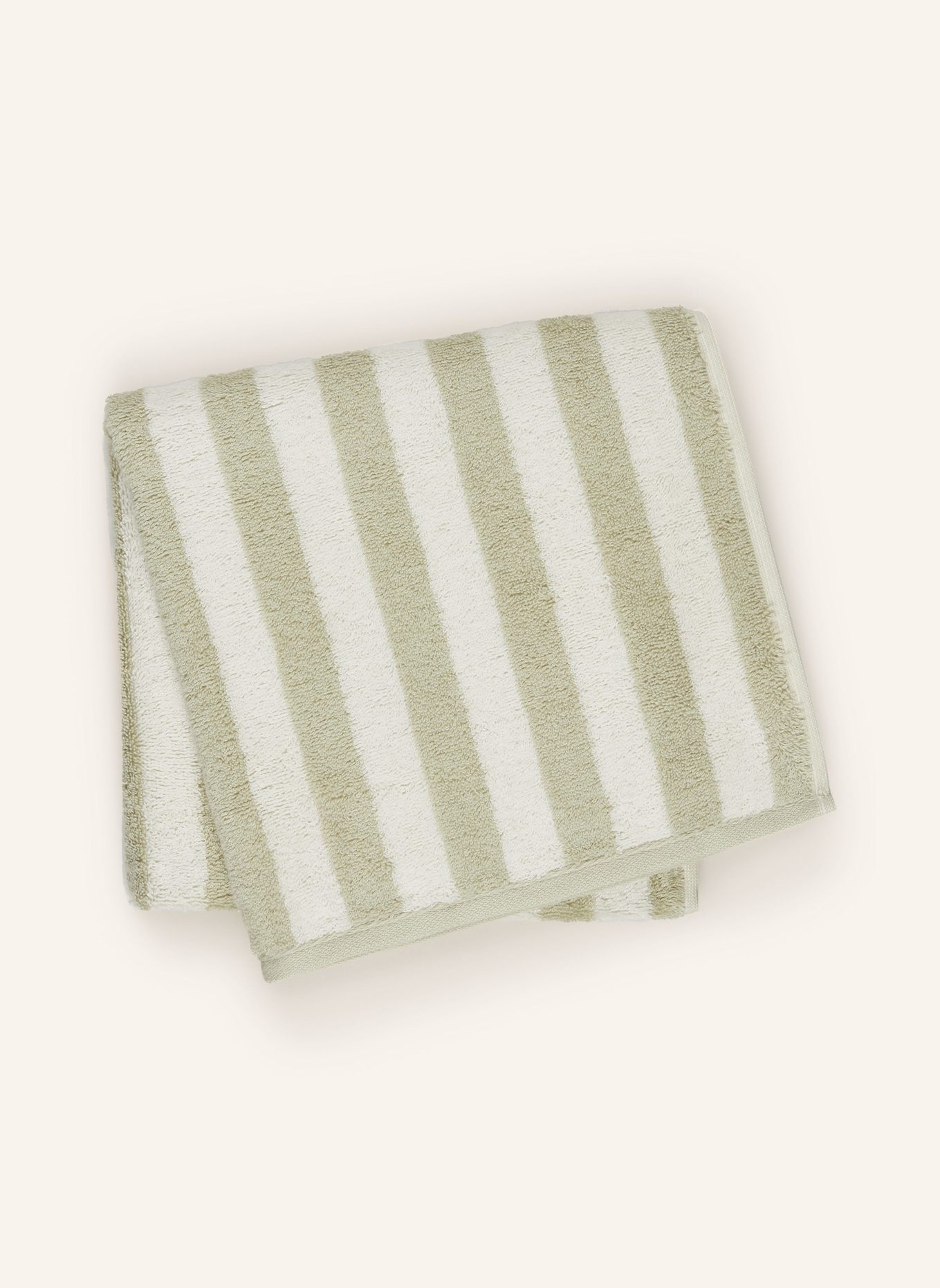 Cawö Serviette STUDIO: VERT CLAIR / CRÈME