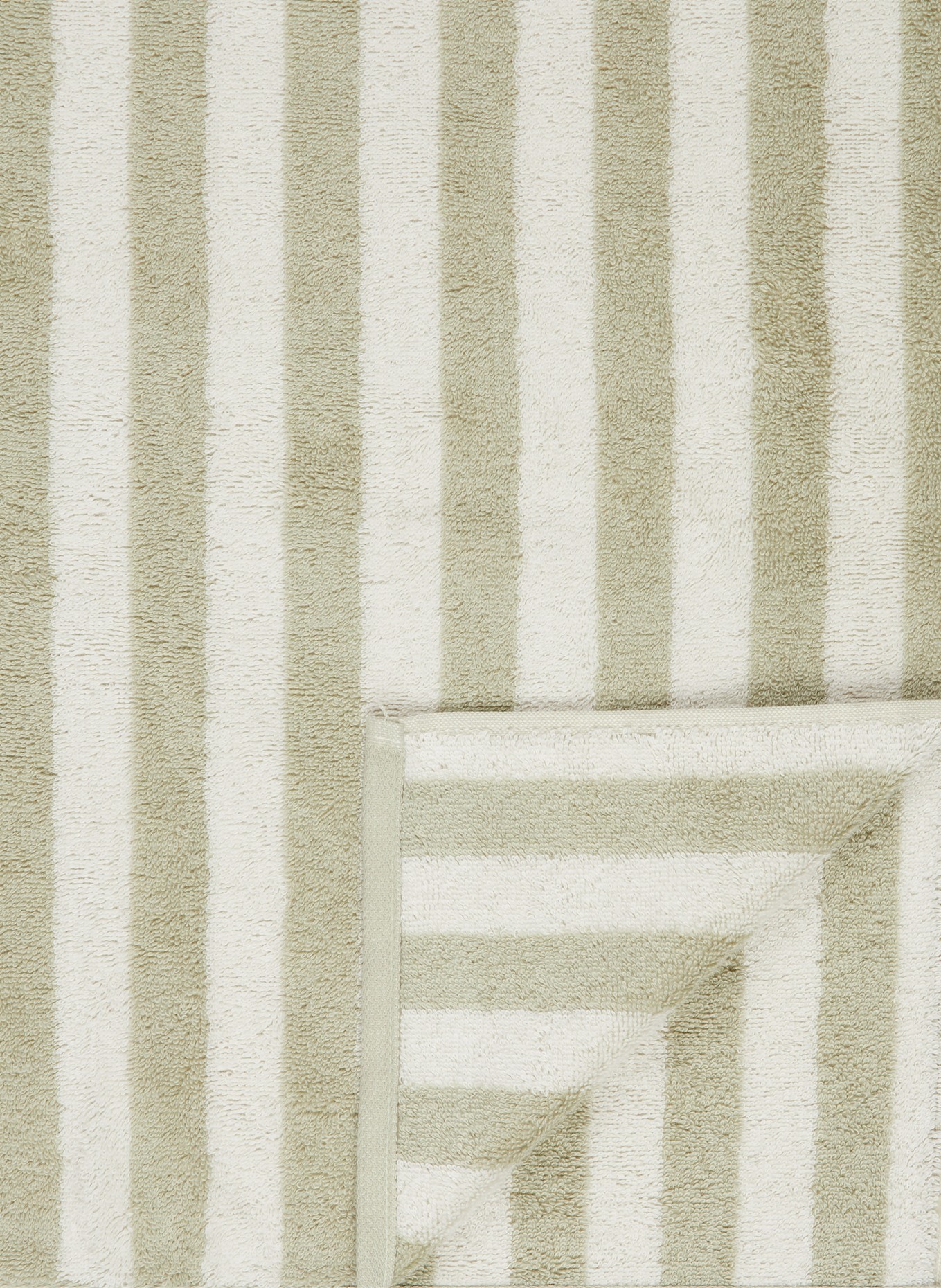 Cawö Serviette STUDIO: VERT CLAIR / CRÈME