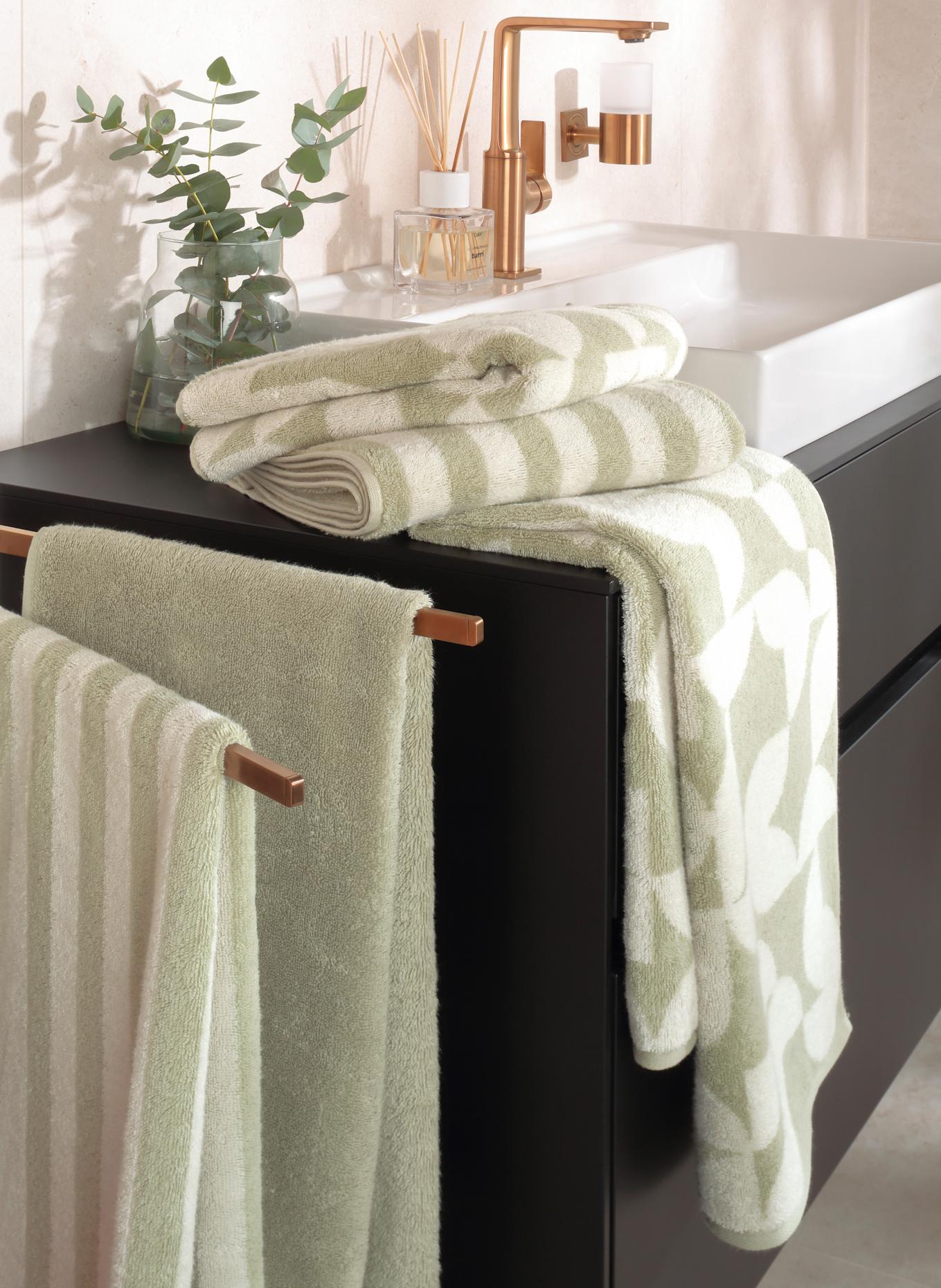 Cawö Serviette STUDIO: VERT CLAIR / CRÈME