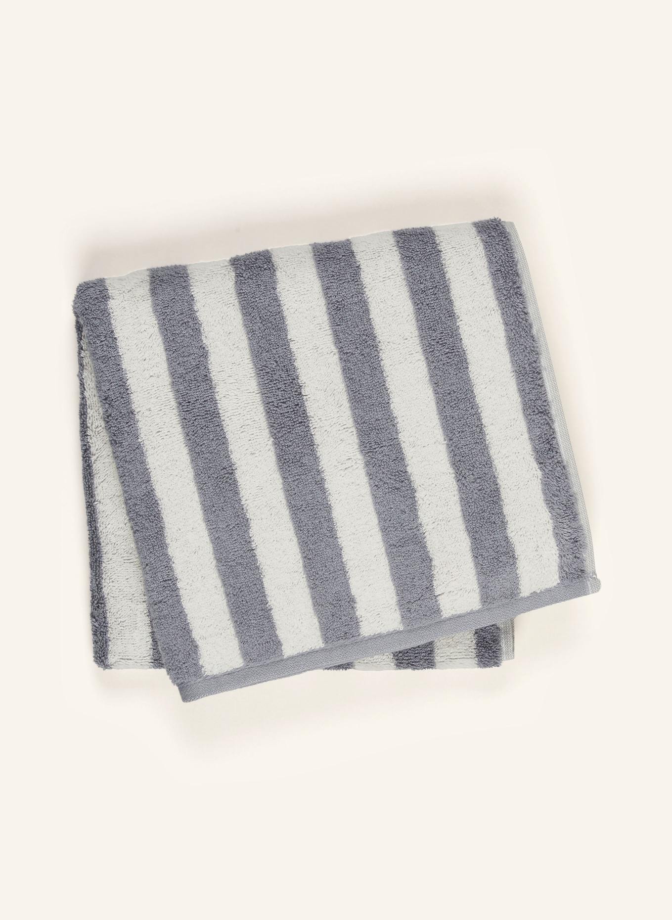 Cawö Serviette STUDIO: BLEU GRIS / CRÈME