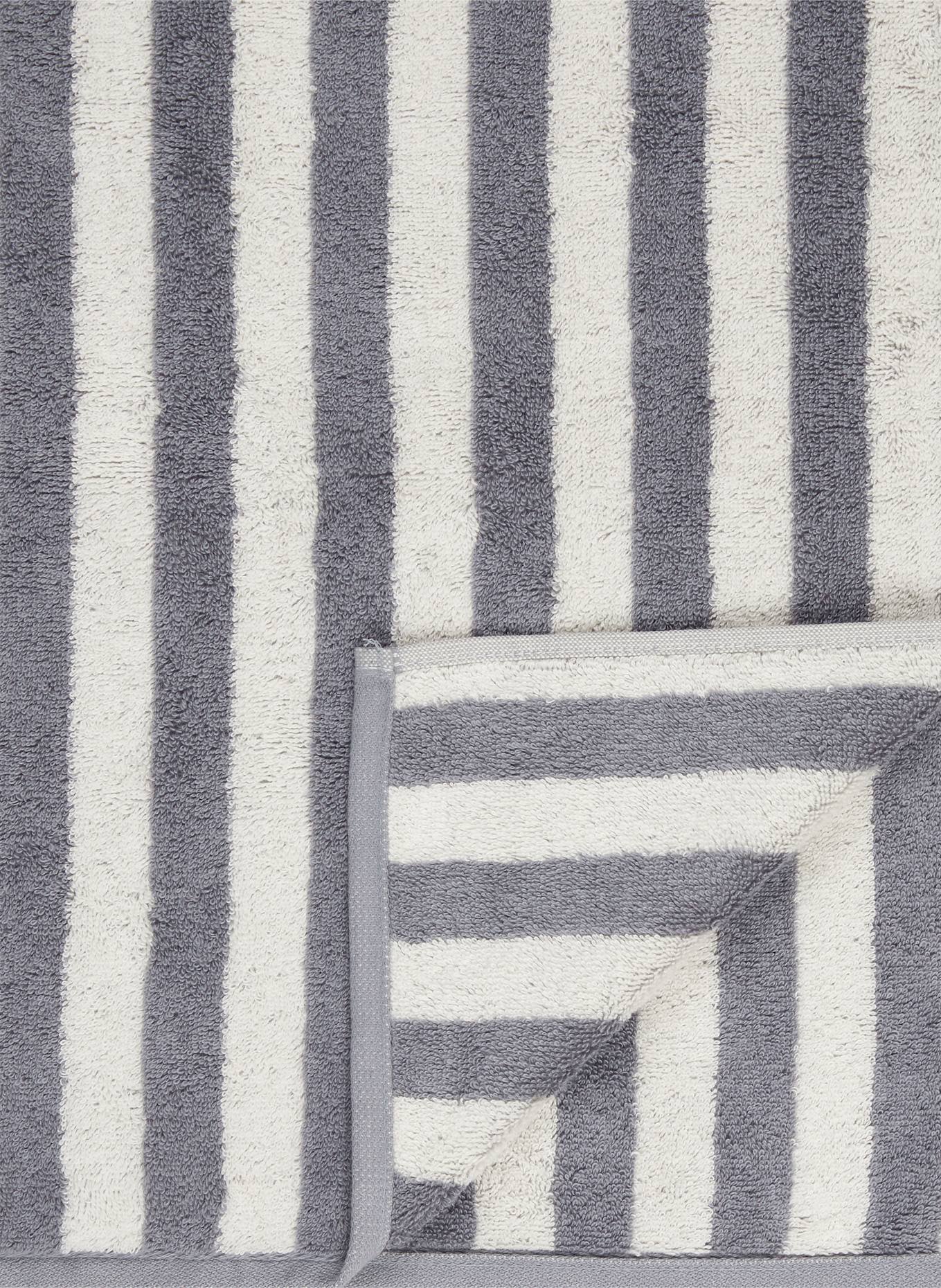 Cawö Serviette STUDIO: BLEU GRIS / CRÈME