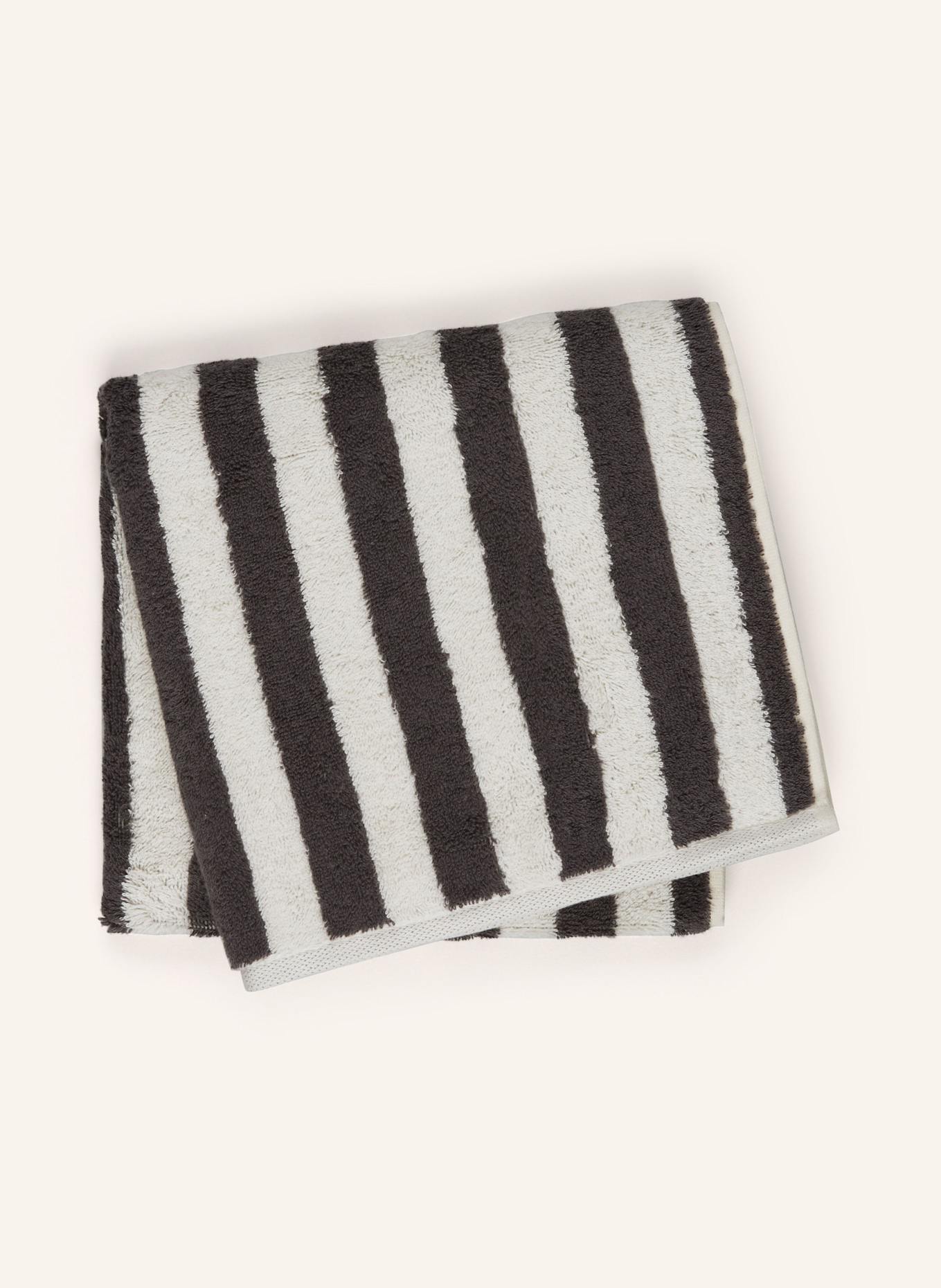 Cawö Serviette STUDIO: GRIS FONCÉ / CRÈME