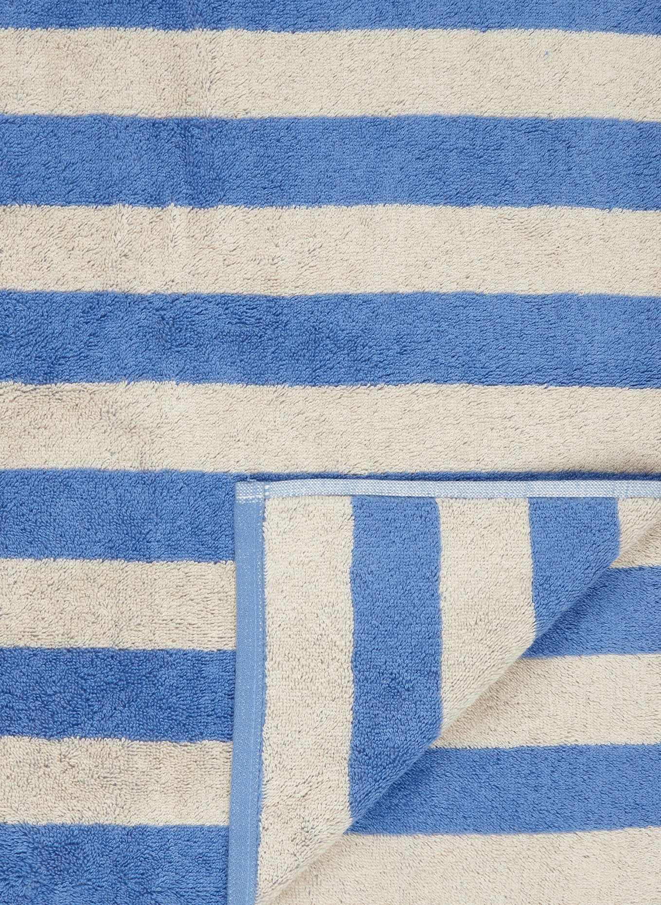 Cawö Handtuch LINES: HELLBLAU / CREME