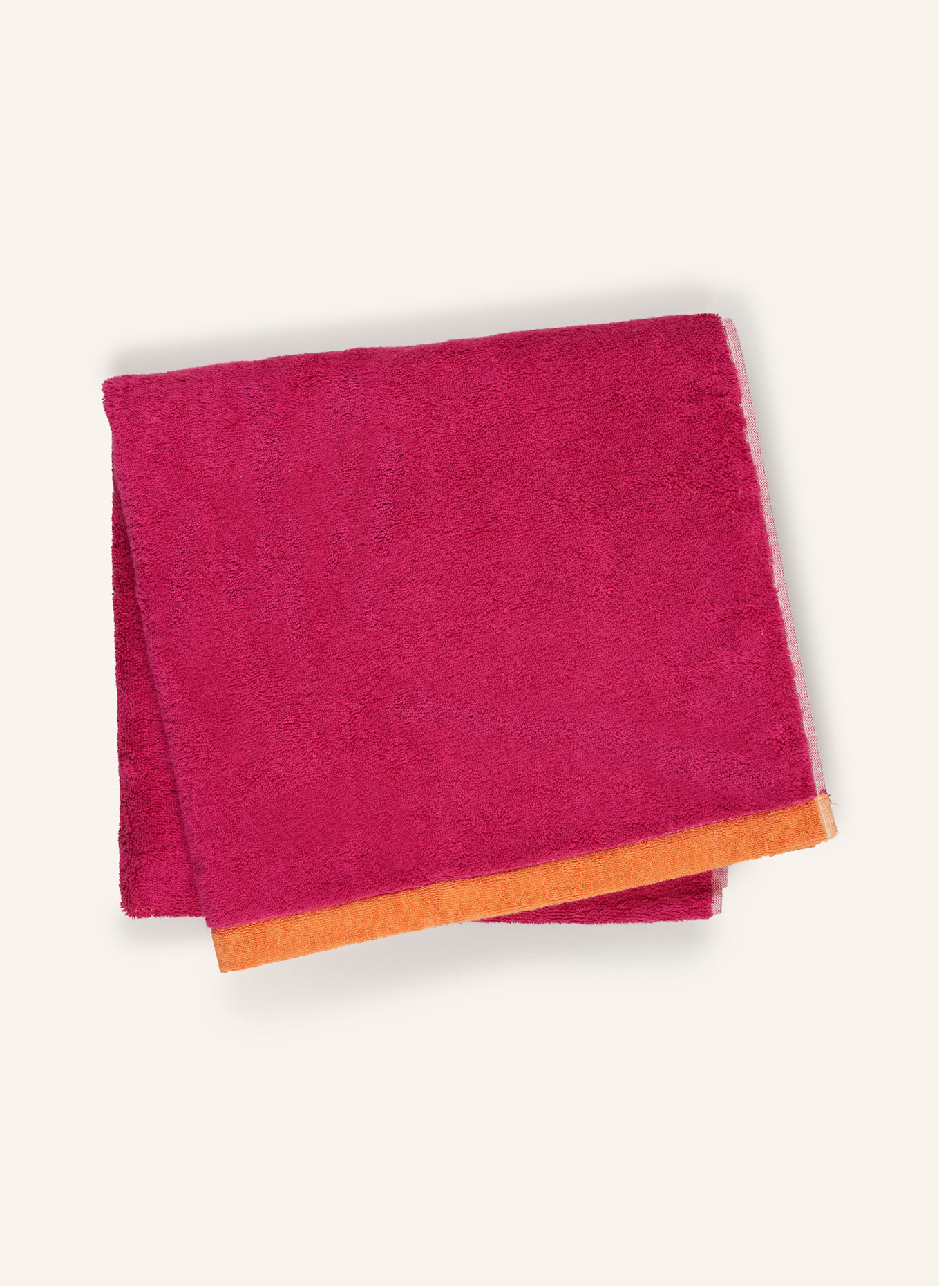 Cawö Osuška do sprchy LIFESTYLE SPLASH: FUCHSIOVÁ / ORANŽOVÁ