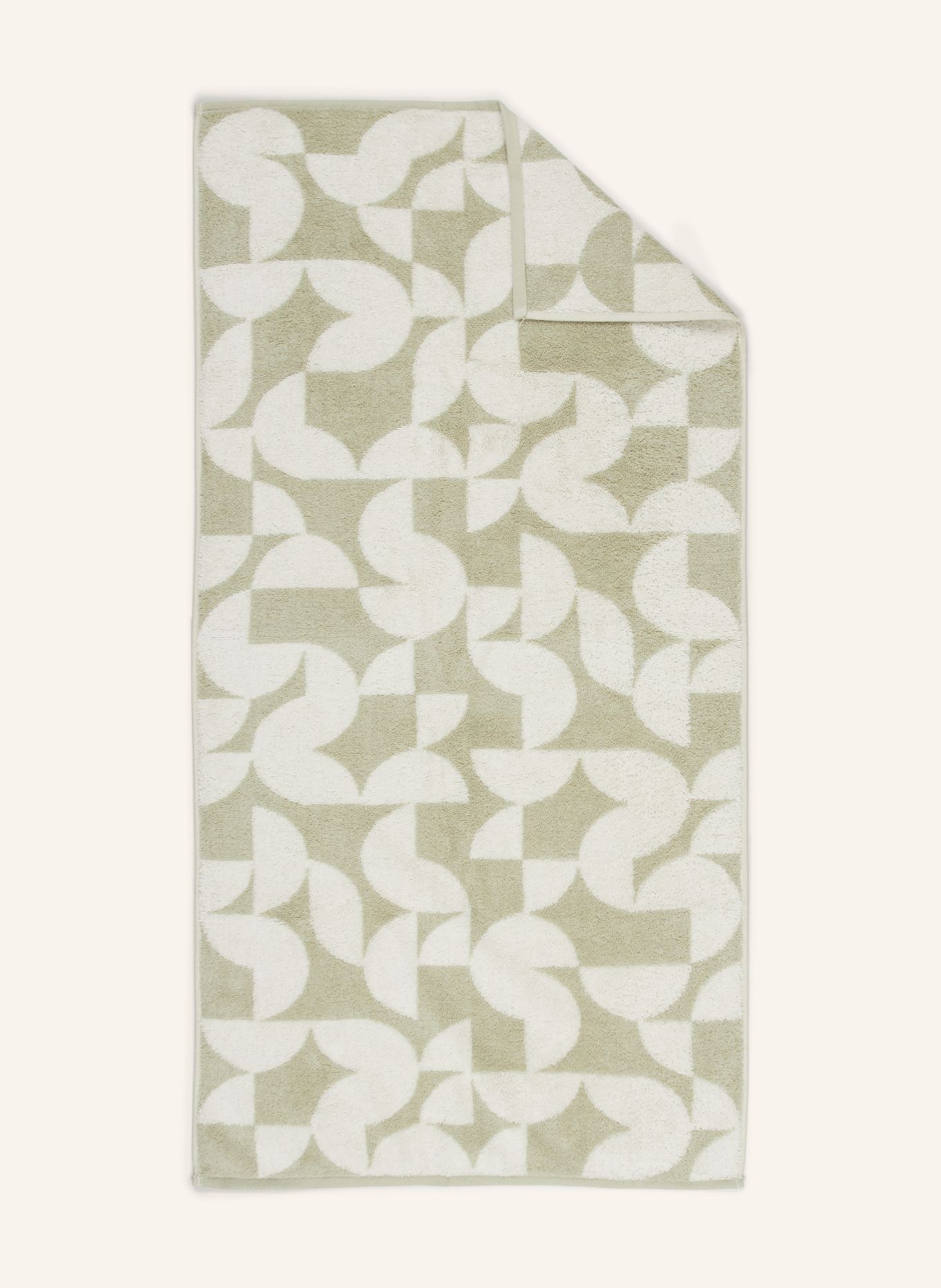 Cawö Serviette STUDIO: VERT CLAIR / CRÈME