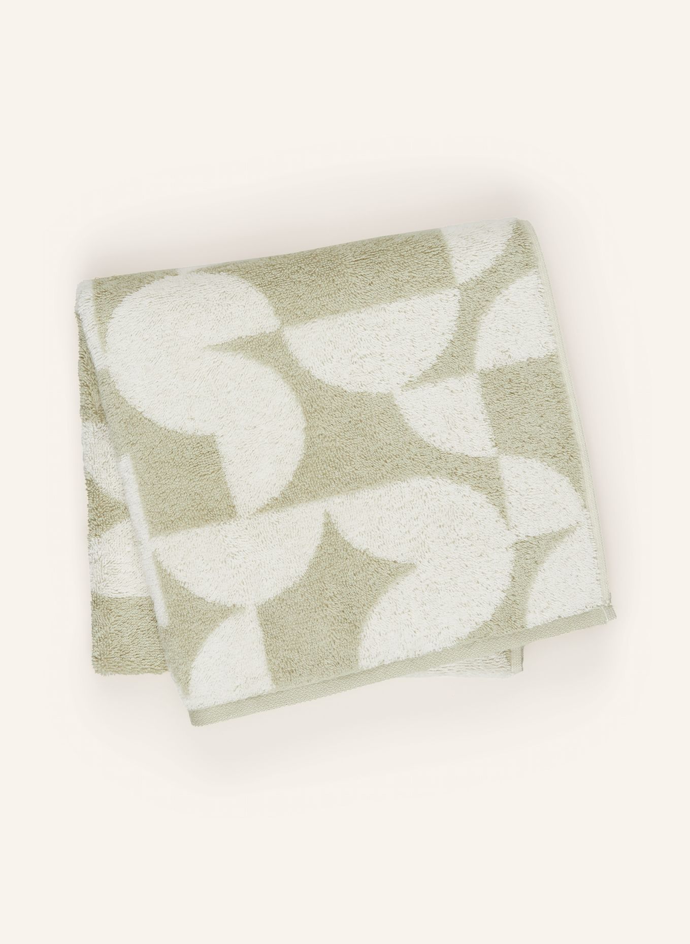 Cawö Serviette STUDIO: VERT CLAIR / CRÈME