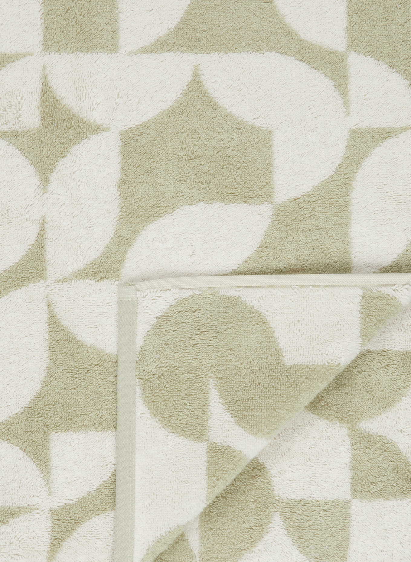 Cawö Serviette STUDIO: VERT CLAIR / CRÈME