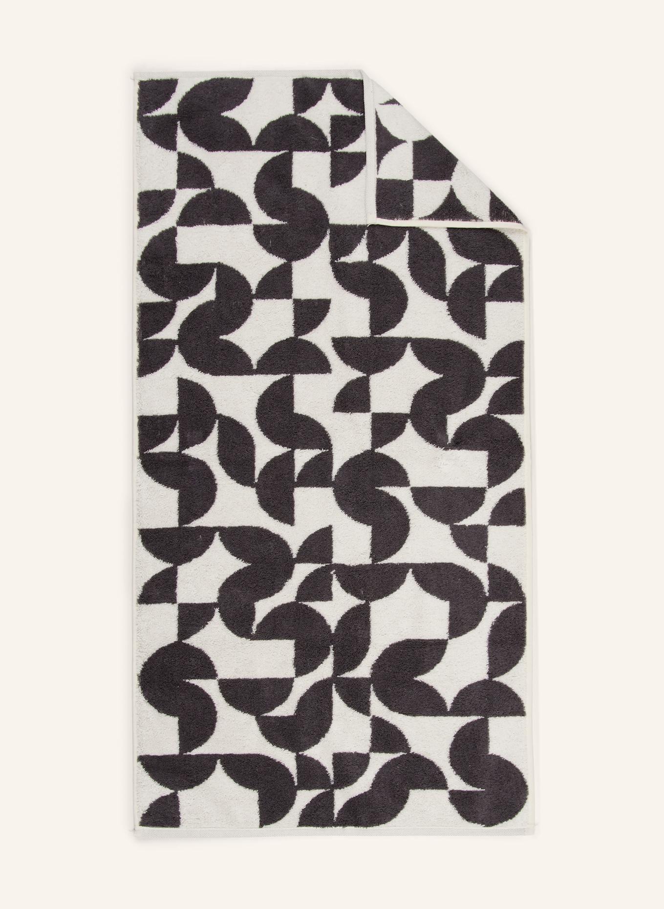 Cawö Serviette STUDIO: GRIS FONCÉ / CRÈME