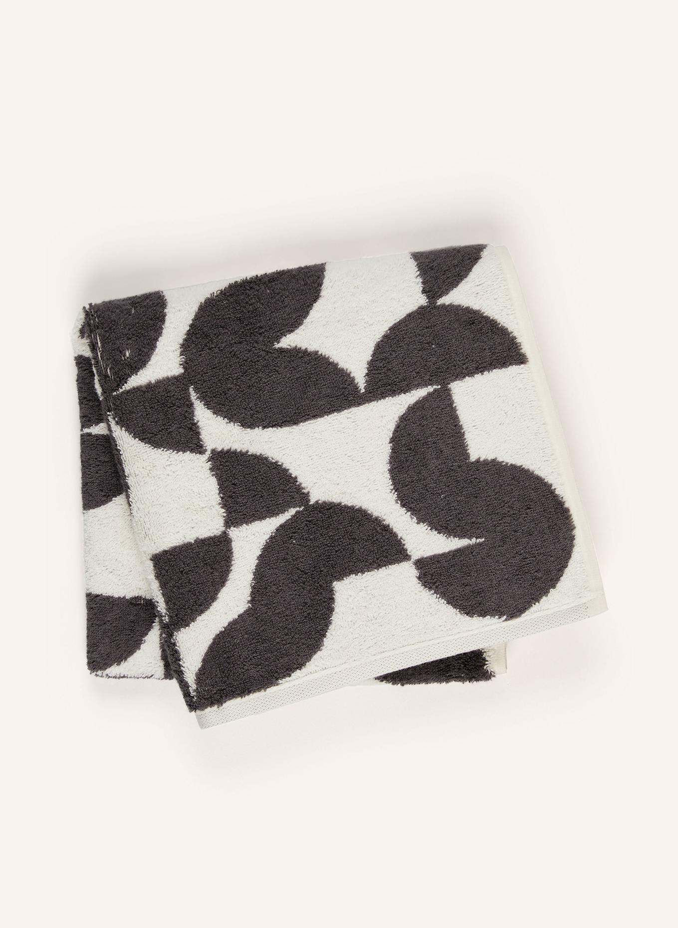 Cawö Serviette STUDIO: GRIS FONCÉ / CRÈME