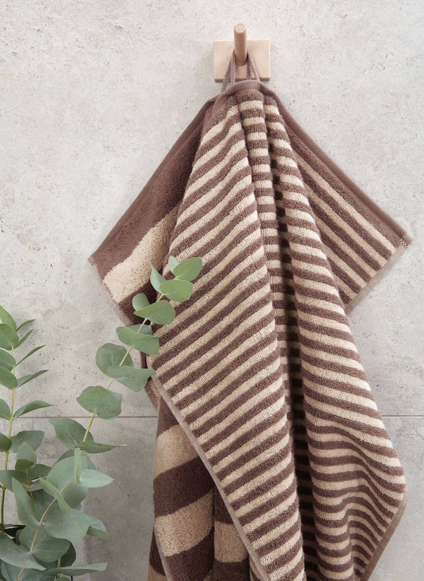 Cawö Handtuch: BRAUN / BEIGE