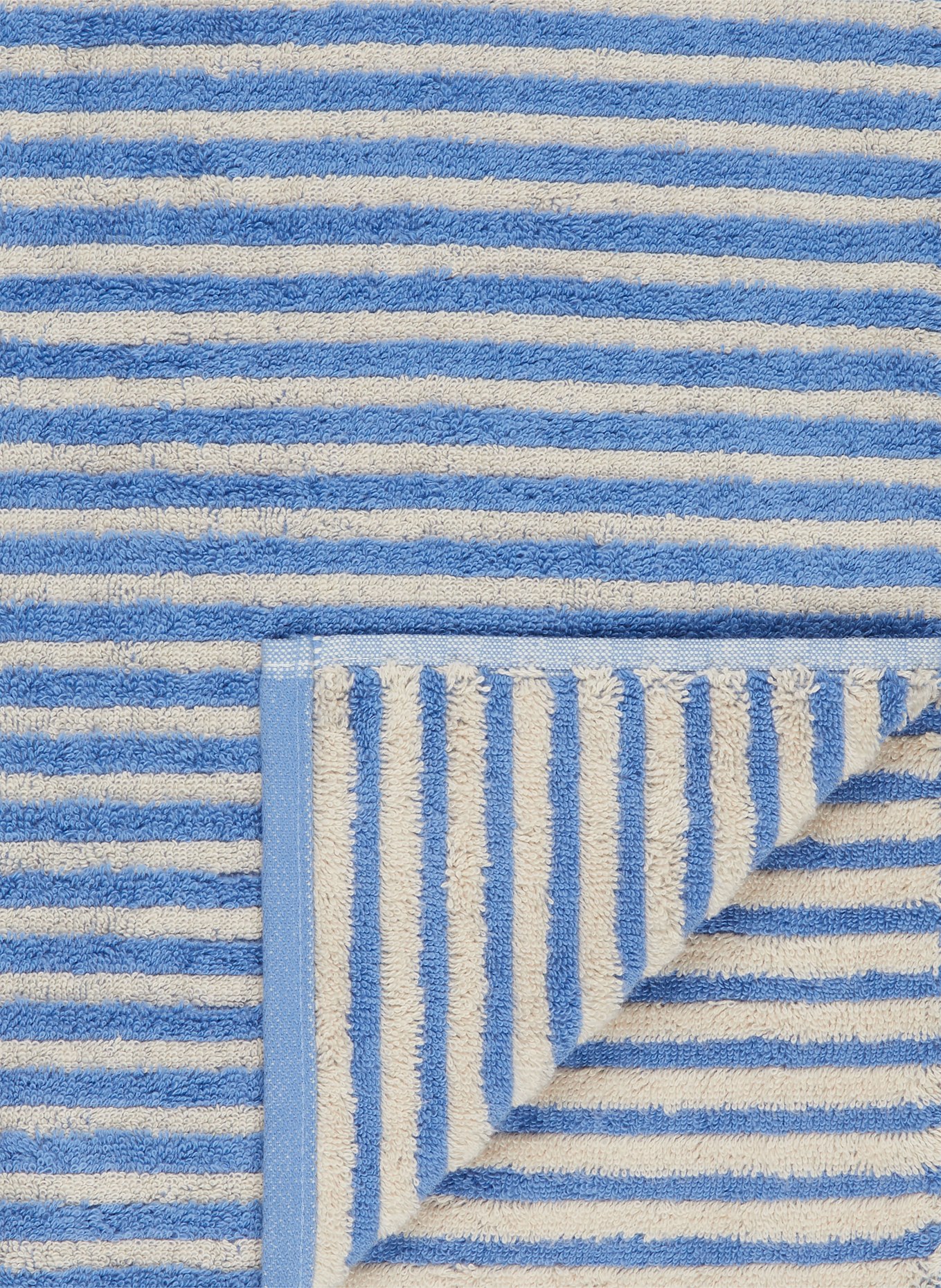 Cawö Handtuch: HELLBLAU / CREME