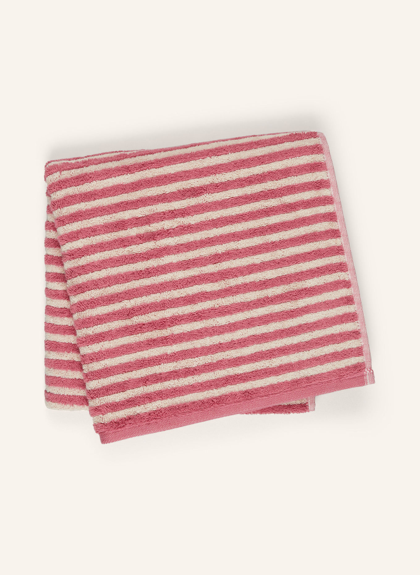 Cawö Handtuch: ROSA / CREME