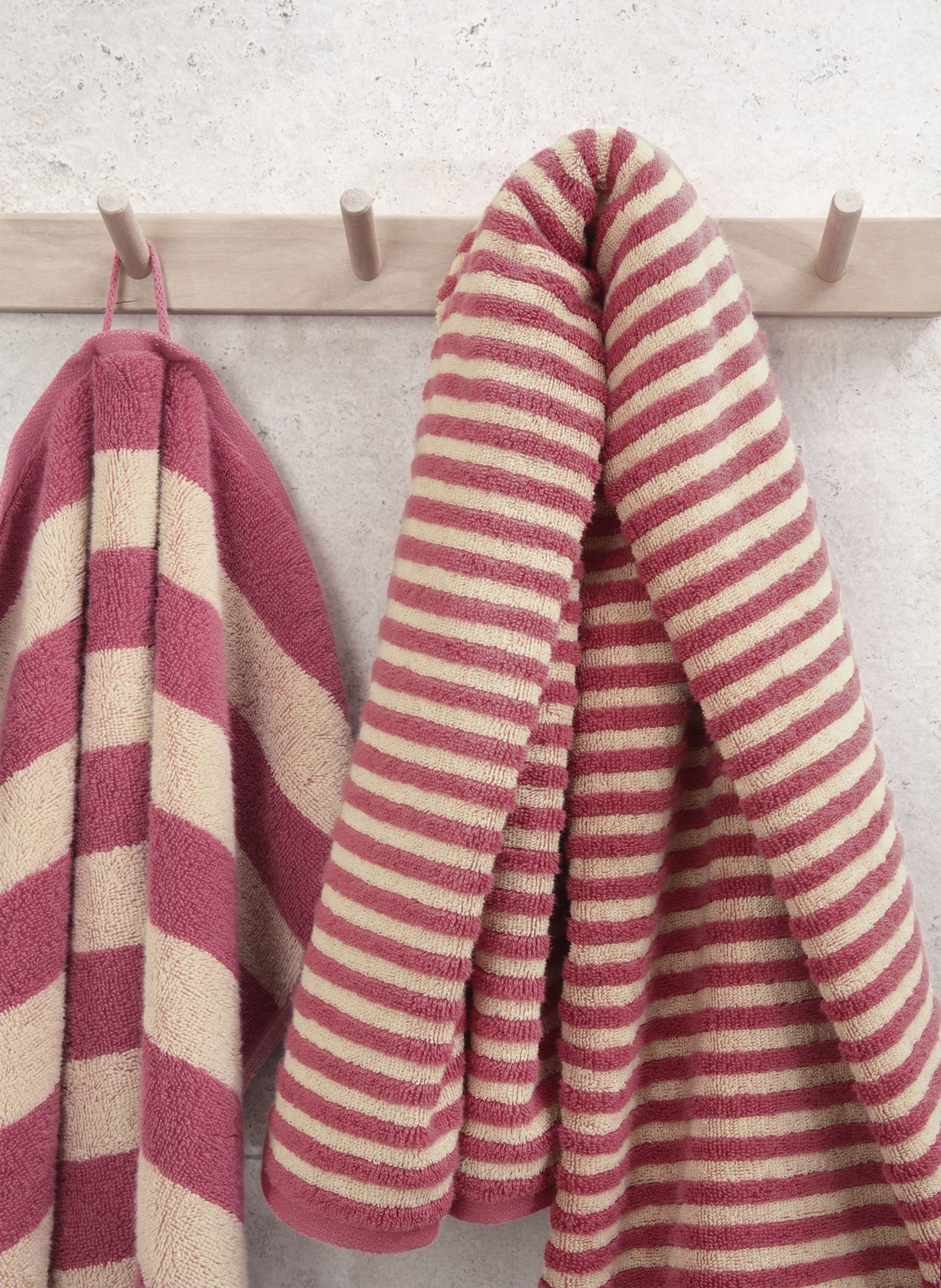 Cawö Handtuch: ROSA / CREME