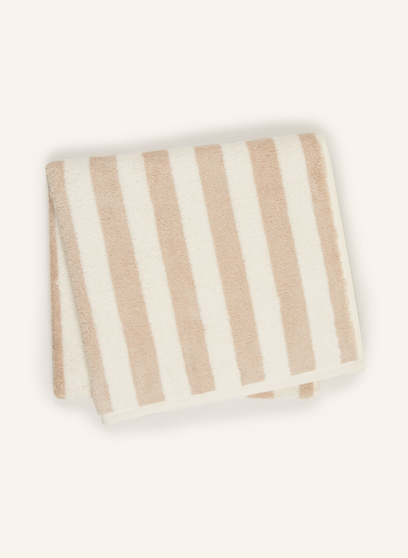 Cawö serviette de douche: BEIGE / ÉCRU